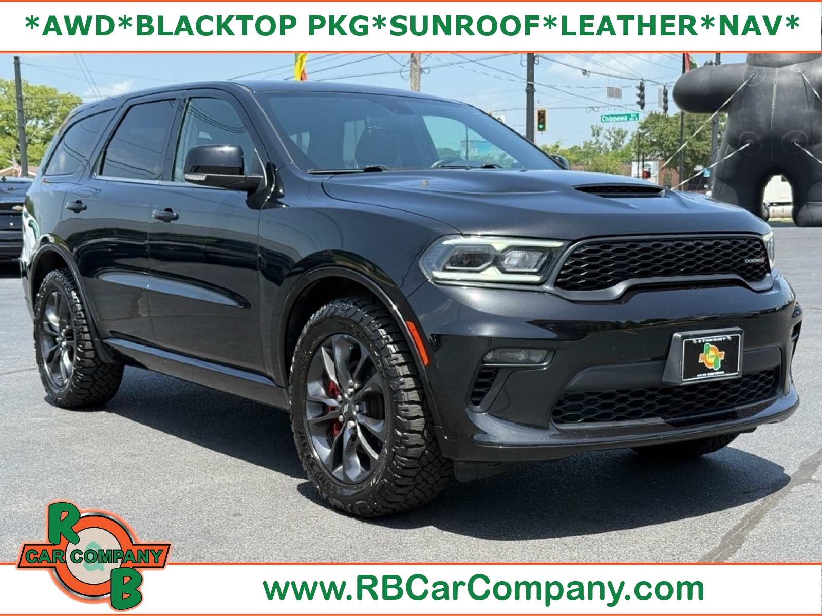 DB Black 2022 Dodge Durango SUV / Crossover All-Wheel Drive 8-Speed Automatic