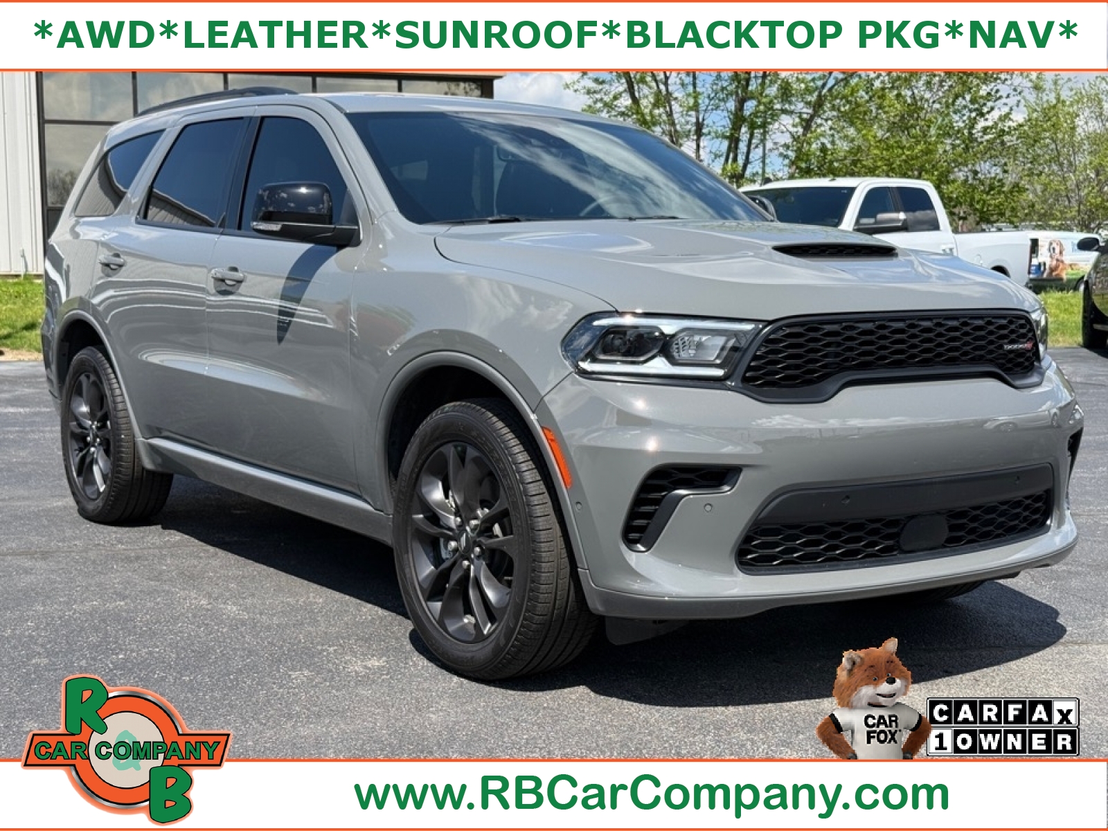 Destroyer Gray Clearcoat 2026 Dodge Durango GT Plus AWD SUV / Crossover All-Wheel Drive Automatic