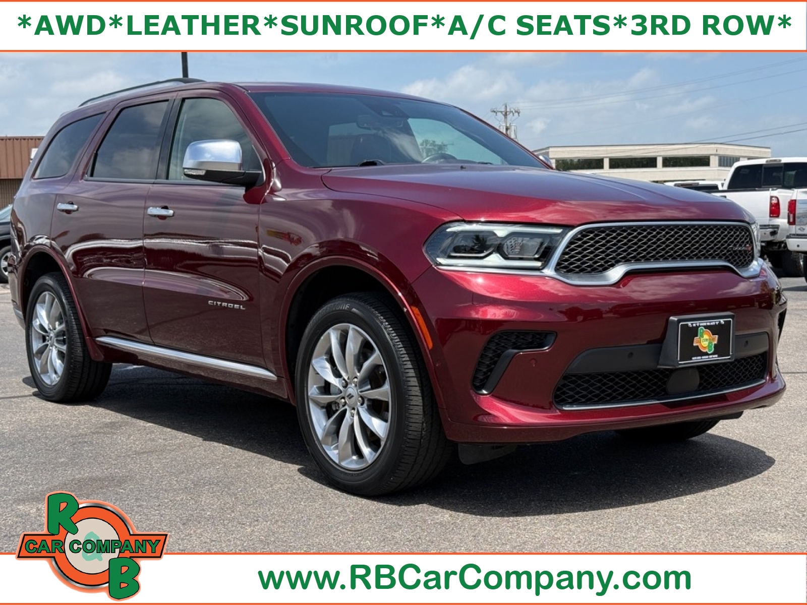 Octane Red Pearl 2024 Dodge Durango SUV / Crossover All-Wheel Drive 8-Speed Automatic