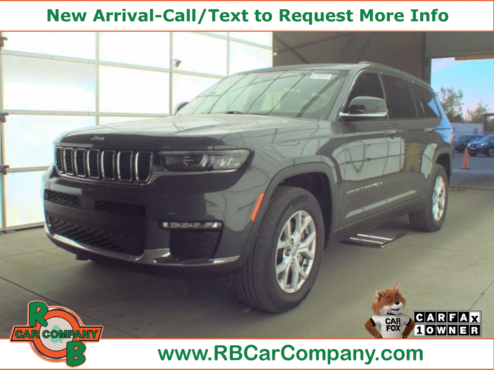 Baltic Gray Metallic Clearcoat 2021 Jeep Grand Cherokee L Limited 4WD SUV / Crossover Four-Wheel Drive 8-Speed Automatic