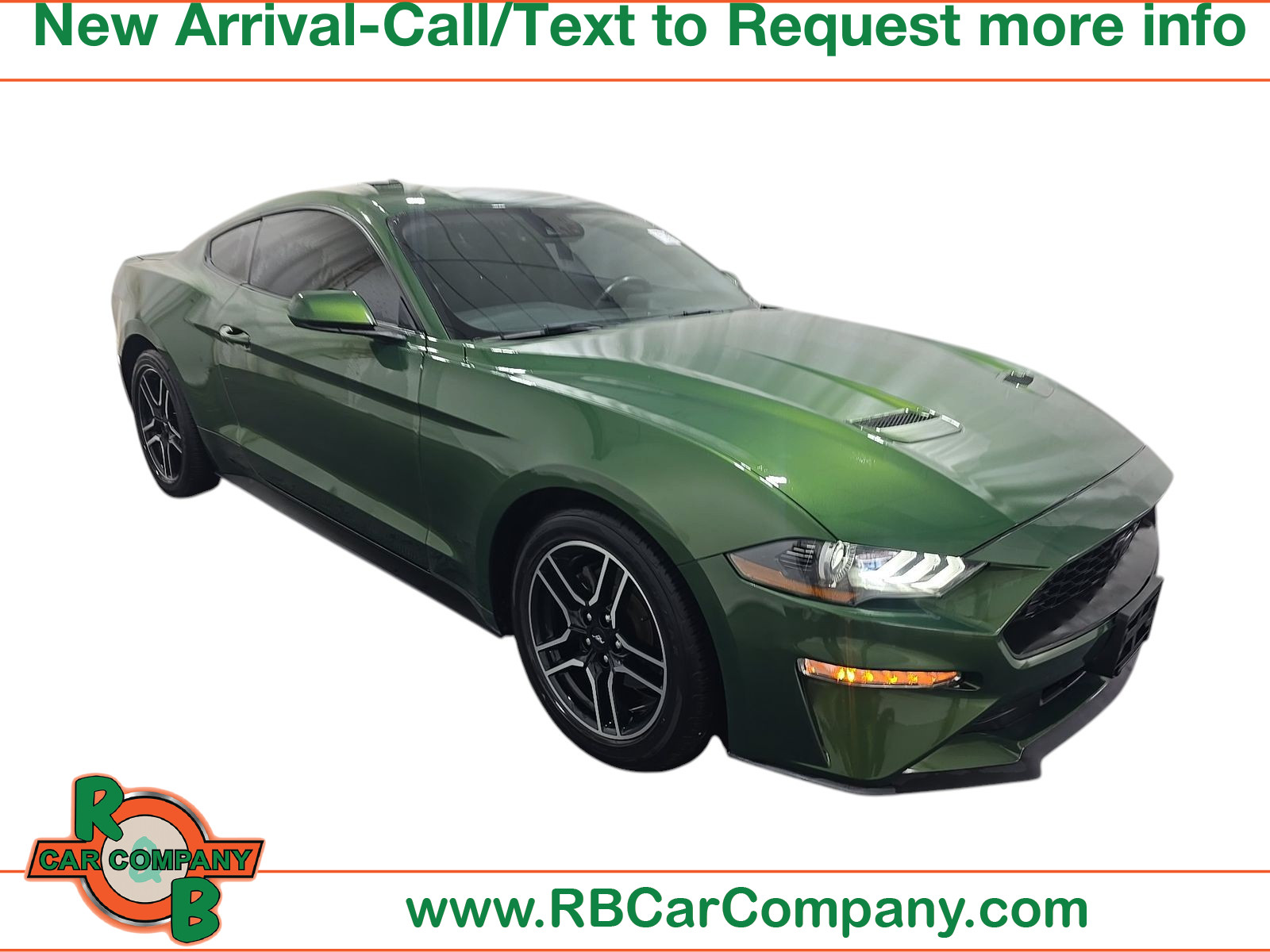 Eruption Green Metallic 2023 Ford Mustang Coupe Rear-Wheel Drive Automatic