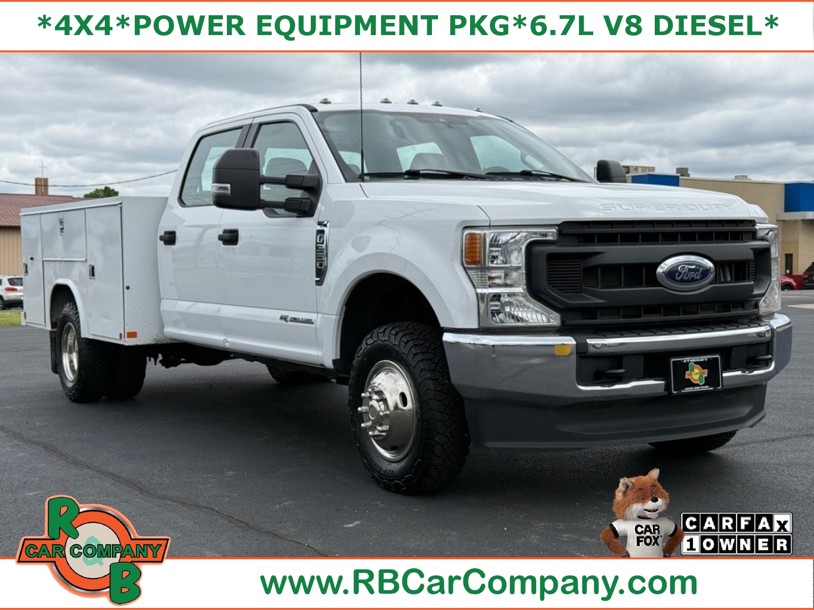 OXFORD WHITE 2022 Ford F-350 Super Duty Chassis XL Crew Cab DRW 4WD Pickup Truck Four-Wheel Drive Automatic