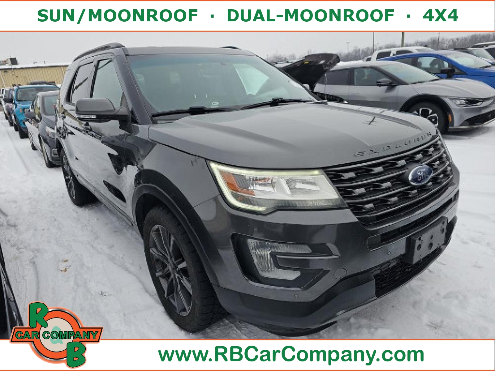 Gray (MAGNETIC METALLIC) 2017 Ford Explorer SUV / Crossover All-Wheel Drive 6-Speed Automatic