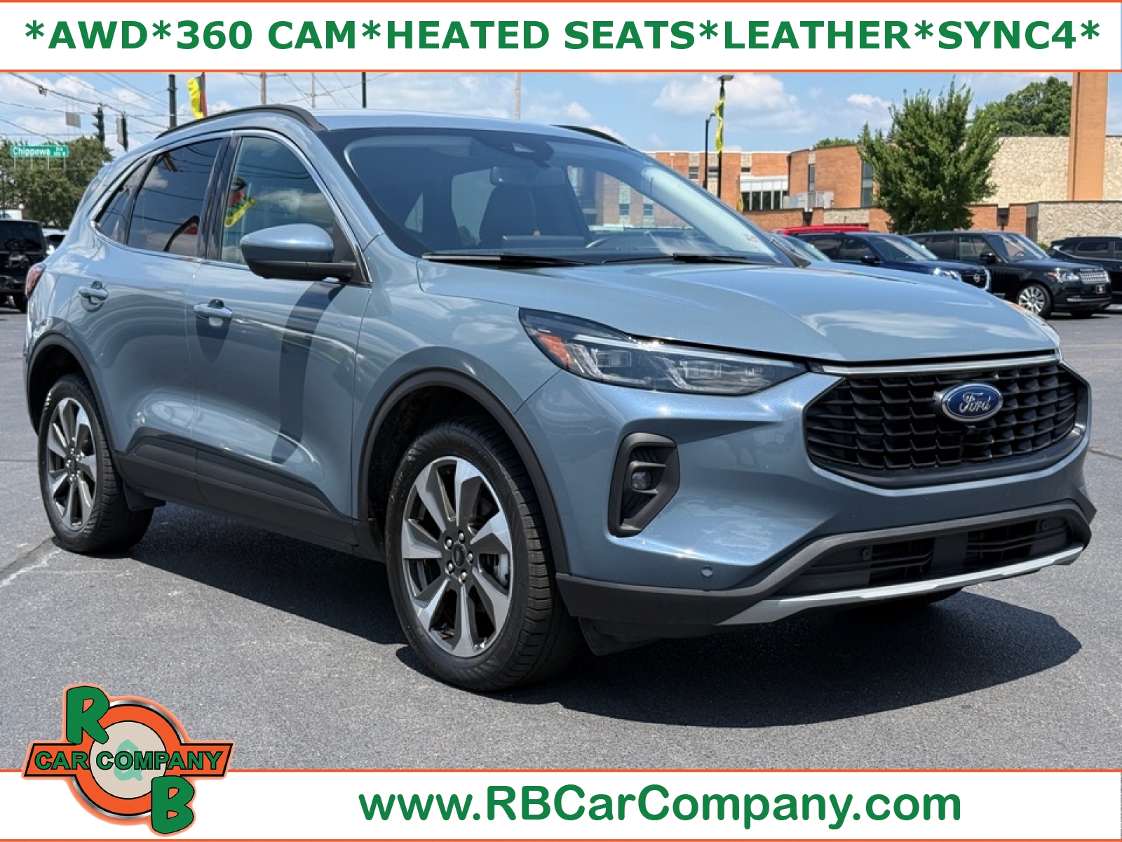 Vapor Blue Metallic 2024 Ford Escape SUV / Crossover All-Wheel Drive Continuously Variable Transmission
