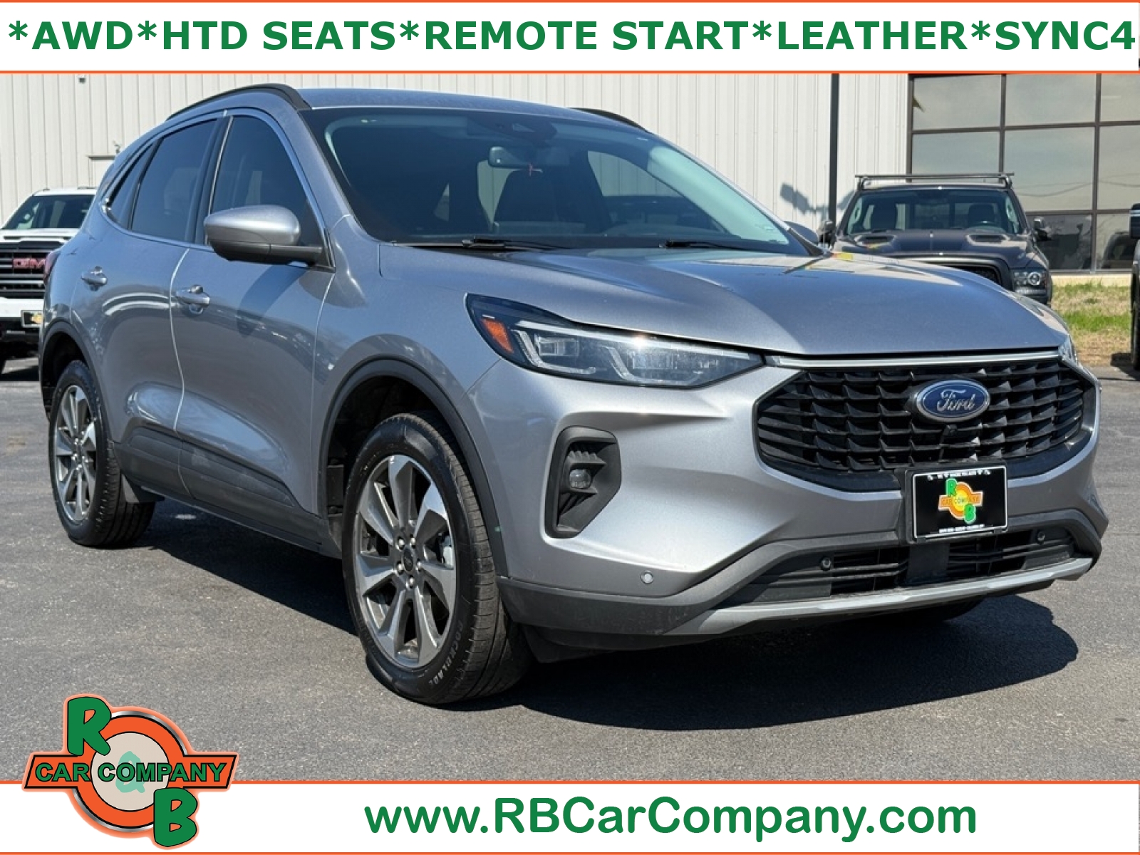 ICONIC SILVER METALLIC 2024 Ford Escape SUV / Crossover All-Wheel Drive Continuously Variable Transmission