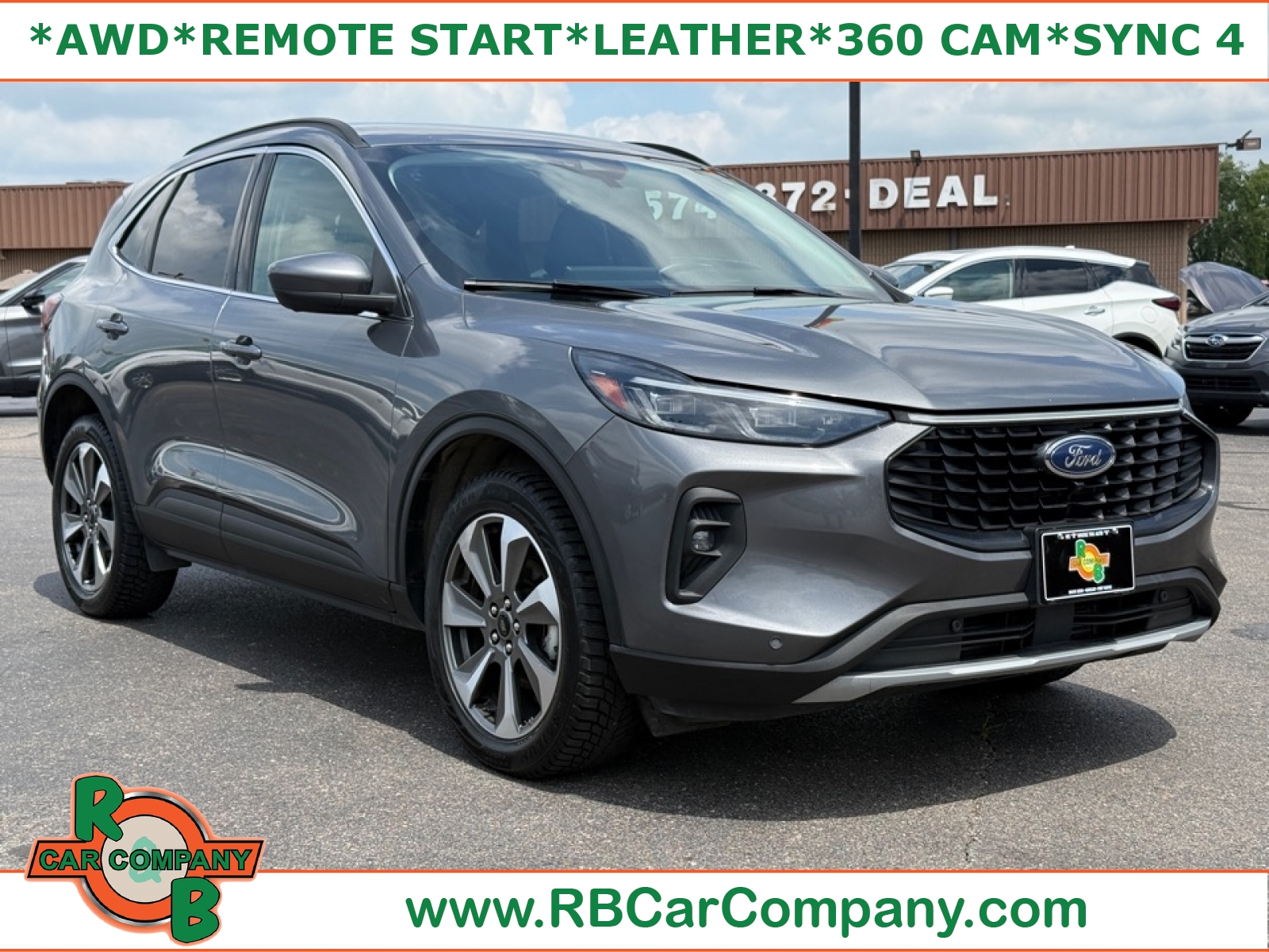 CARBONIZED GRAY METALLIC 2024 Ford Escape SUV / Crossover All-Wheel Drive 8-Speed Automatic