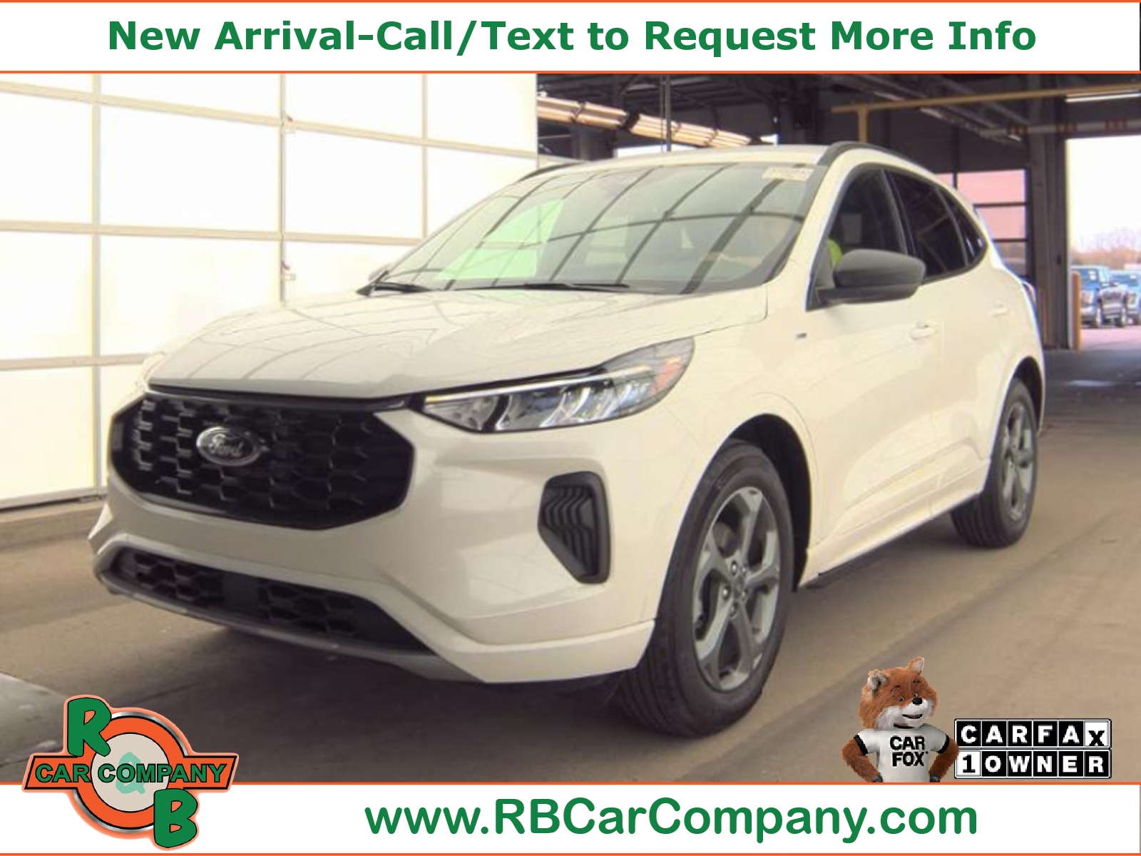 STAR WHITE METALLIC TRI-COAT 2023 Ford Escape SUV / Crossover All-Wheel Drive 8-Speed Automatic