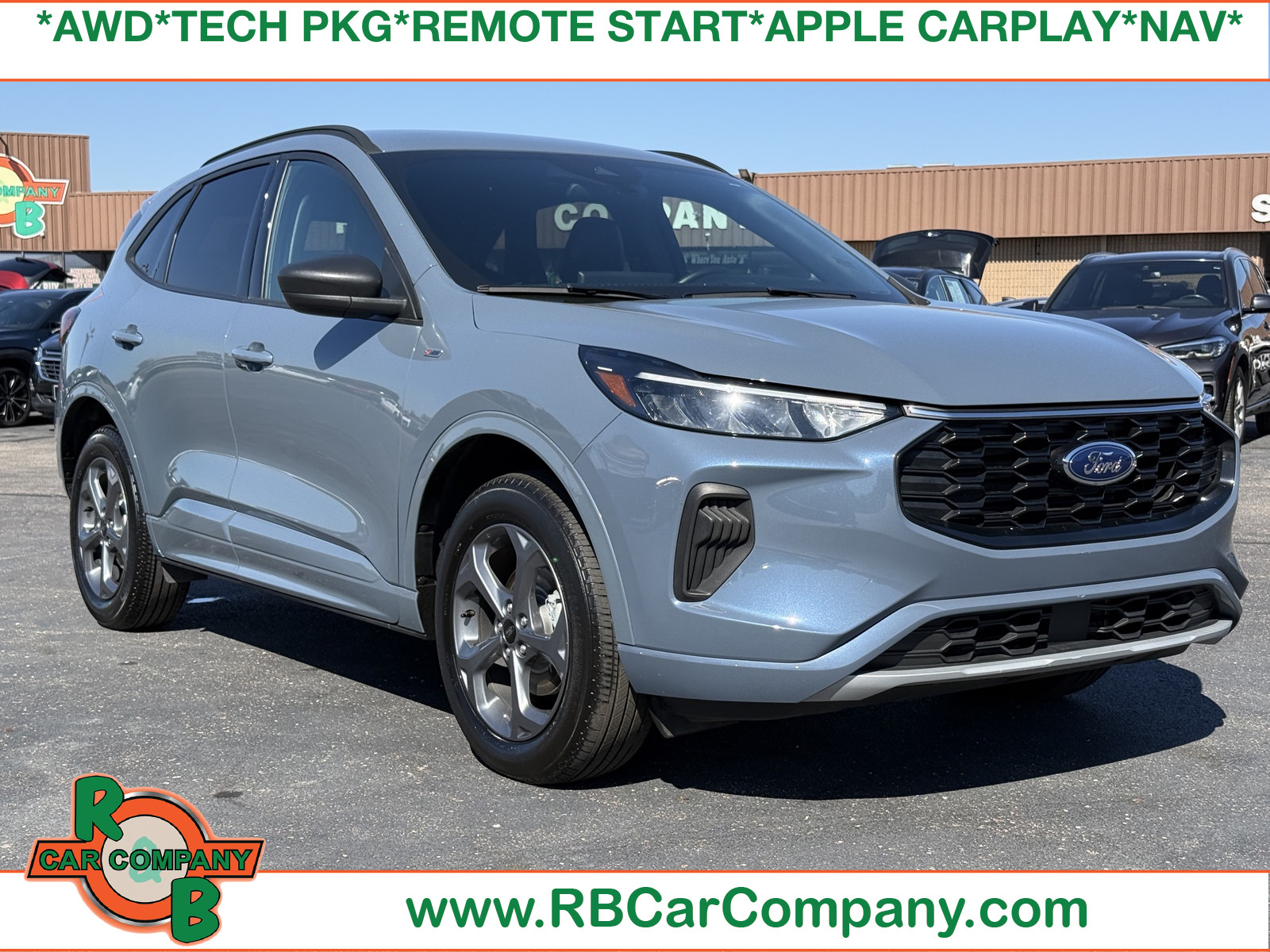 Vapor Blue Metallic 2024 Ford Escape SUV / Crossover All-Wheel Drive 8-Speed Automatic