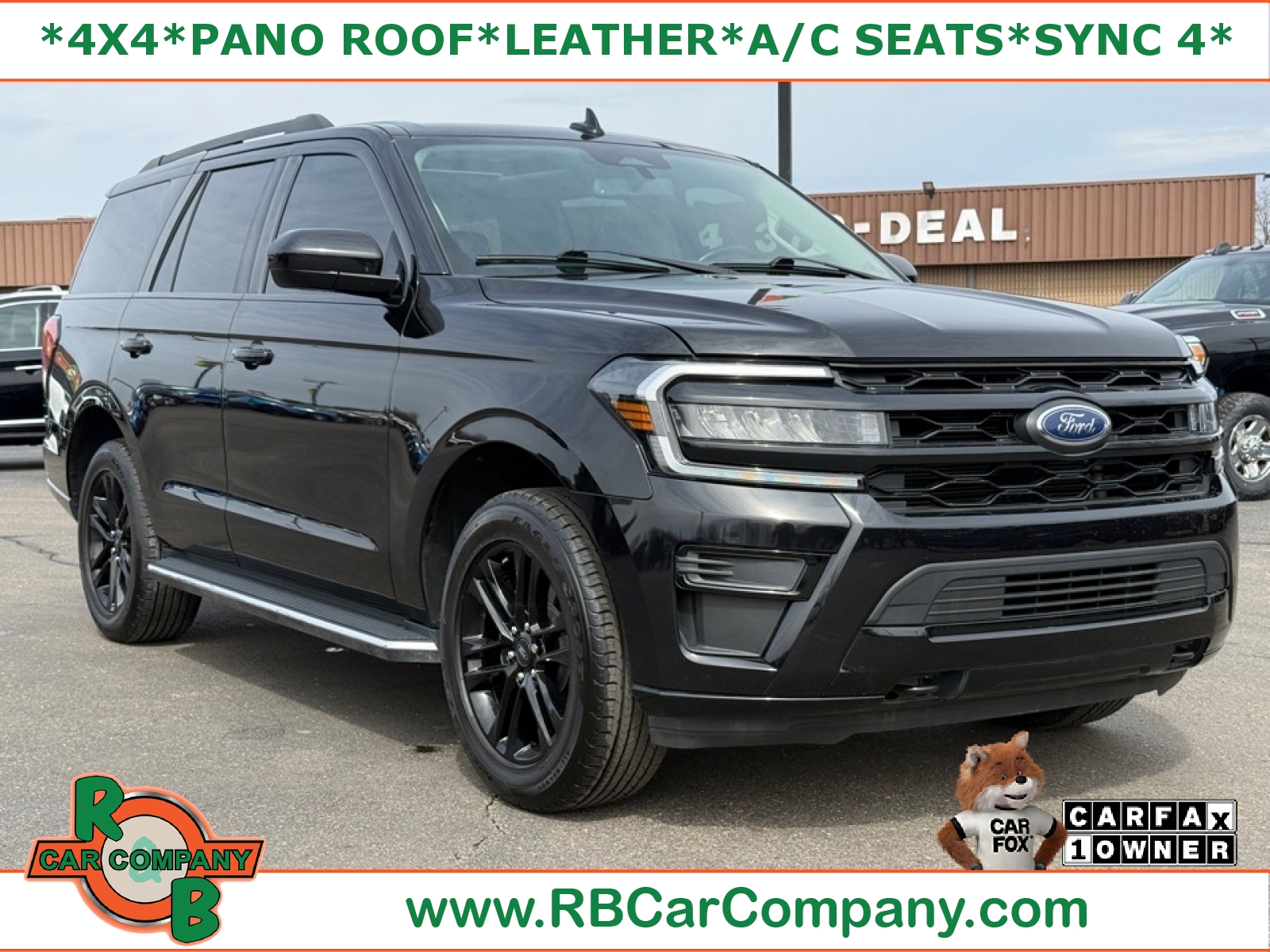 Agate Black Metallic 2022 Ford Expedition SUV / Crossover Four-Wheel Drive Automatic