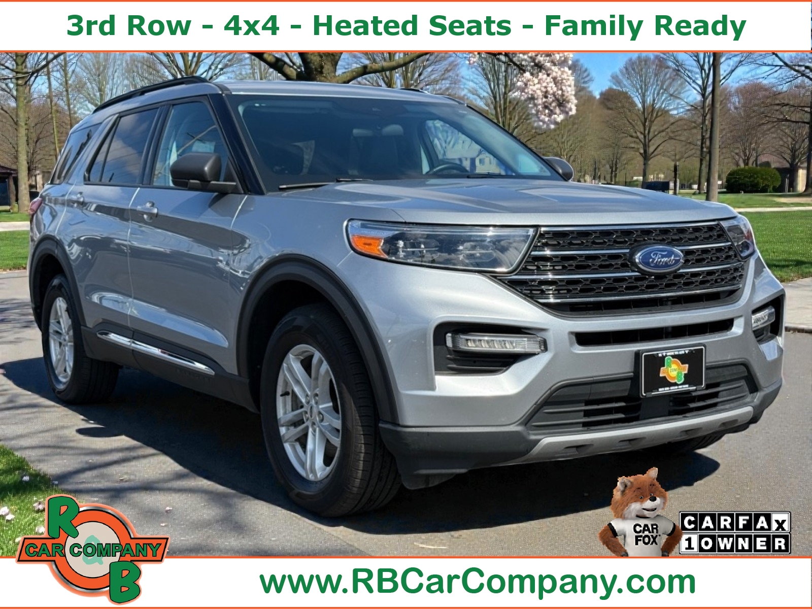 ICONIC SILVER METALLIC 2023 Ford Explorer SUV / Crossover All-Wheel Drive Automatic