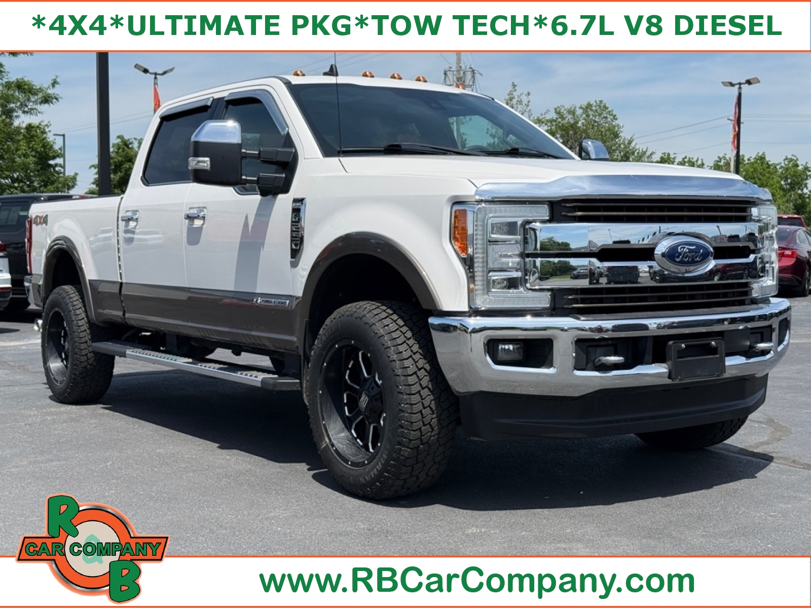 WHITE PLATINUM MET TRI-COAT 2019 Ford F-250 Super Duty King Ranch Crew Cab 4WD Pickup Truck Four-Wheel Drive 6-Speed Automatic