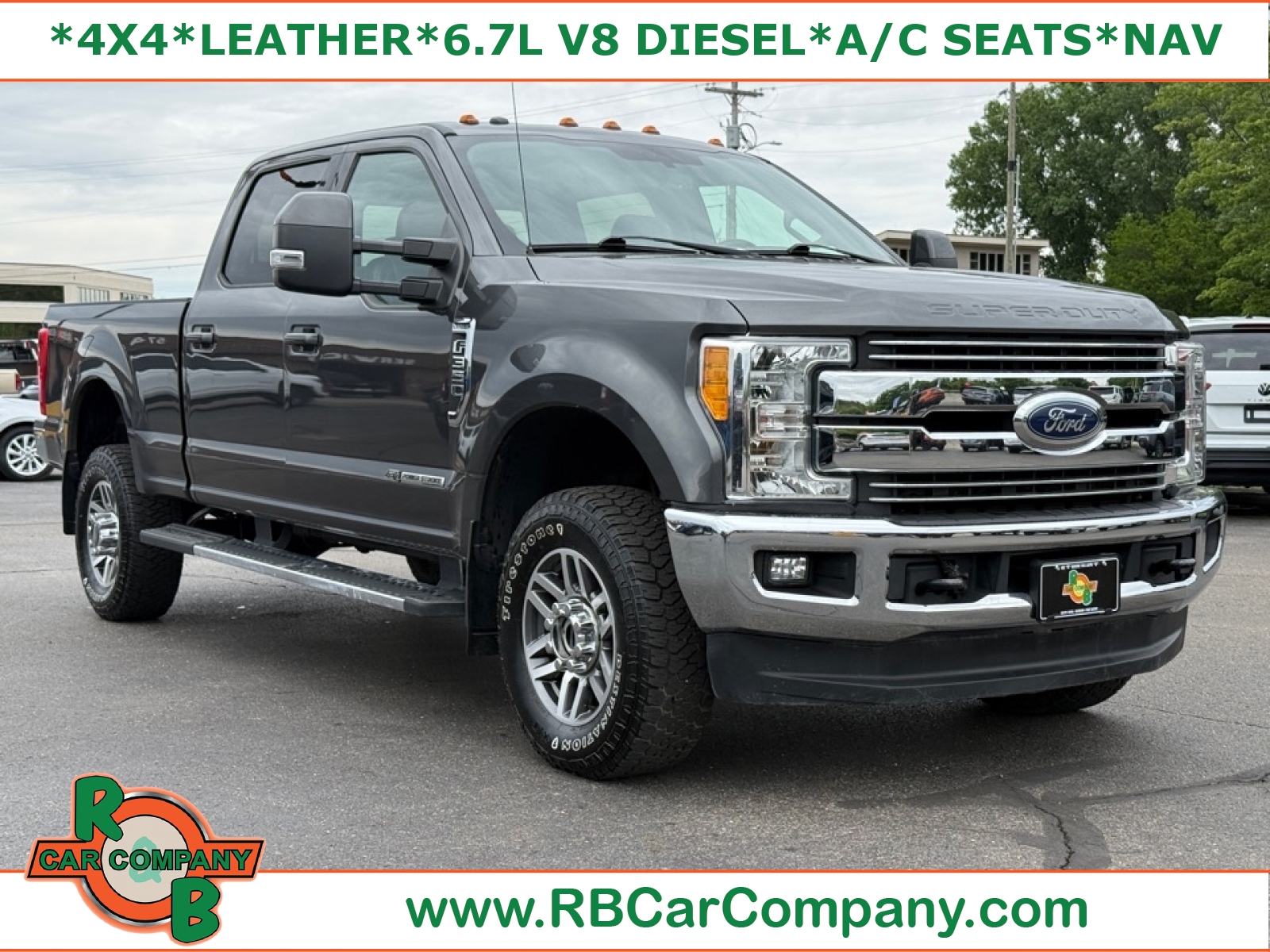 Gray (Magnetic Metallic) 2017 Ford F-350 Super Duty Pickup Truck Four-Wheel Drive 6-Speed Automatic
