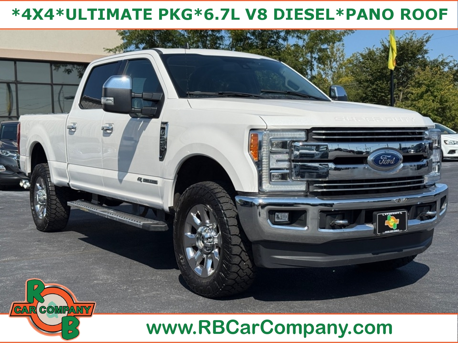 WHITE PLATINUM MET TRI-COAT 2019 Ford F-350 Super Duty Pickup Truck Four-Wheel Drive 6-Speed Automatic