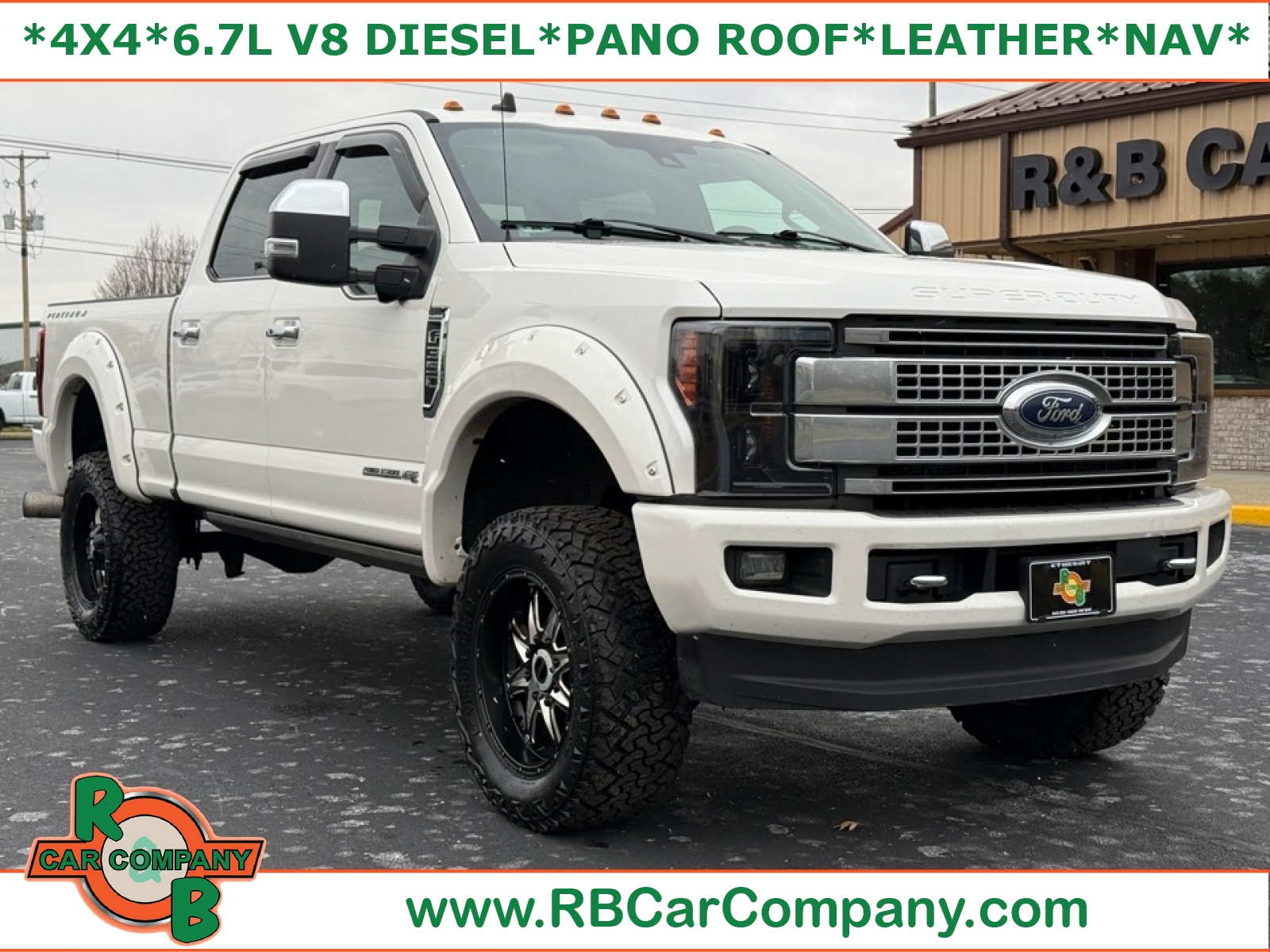 White 2019 Ford F-350 Super Duty Pickup Truck Four-Wheel Drive 6-Speed Automatic