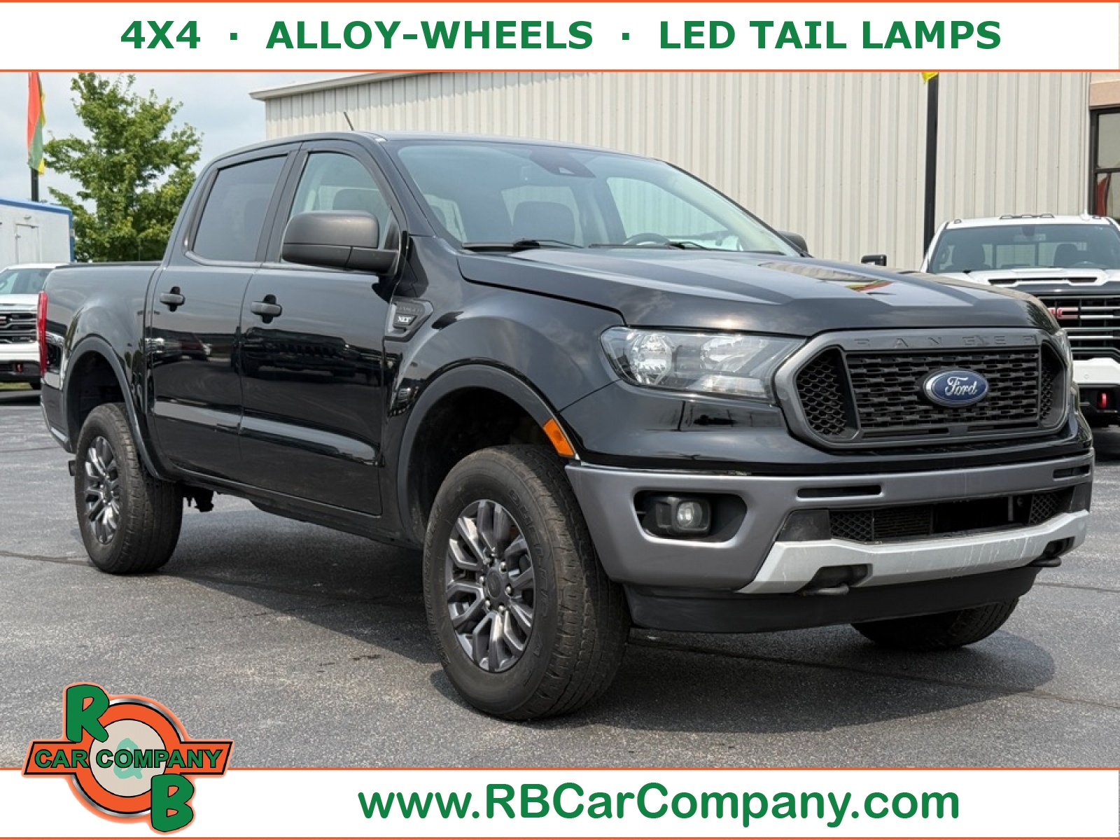 Shadow Black 2021 Ford Ranger Pickup Truck Four-Wheel Drive Automatic