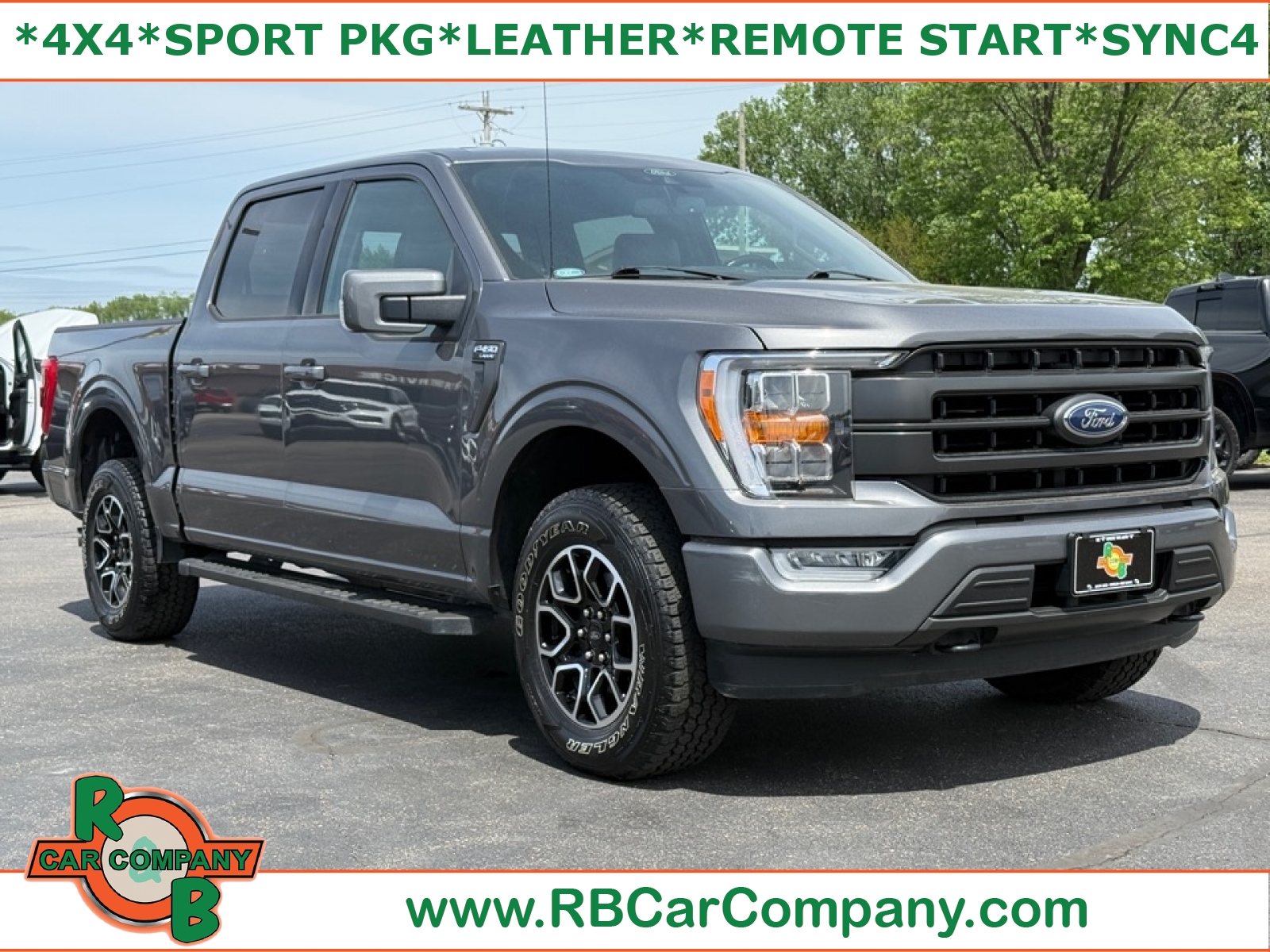 Gray (CARBONIZED GREY) 2021 Ford F-150 Pickup Truck Four-Wheel Drive Automatic