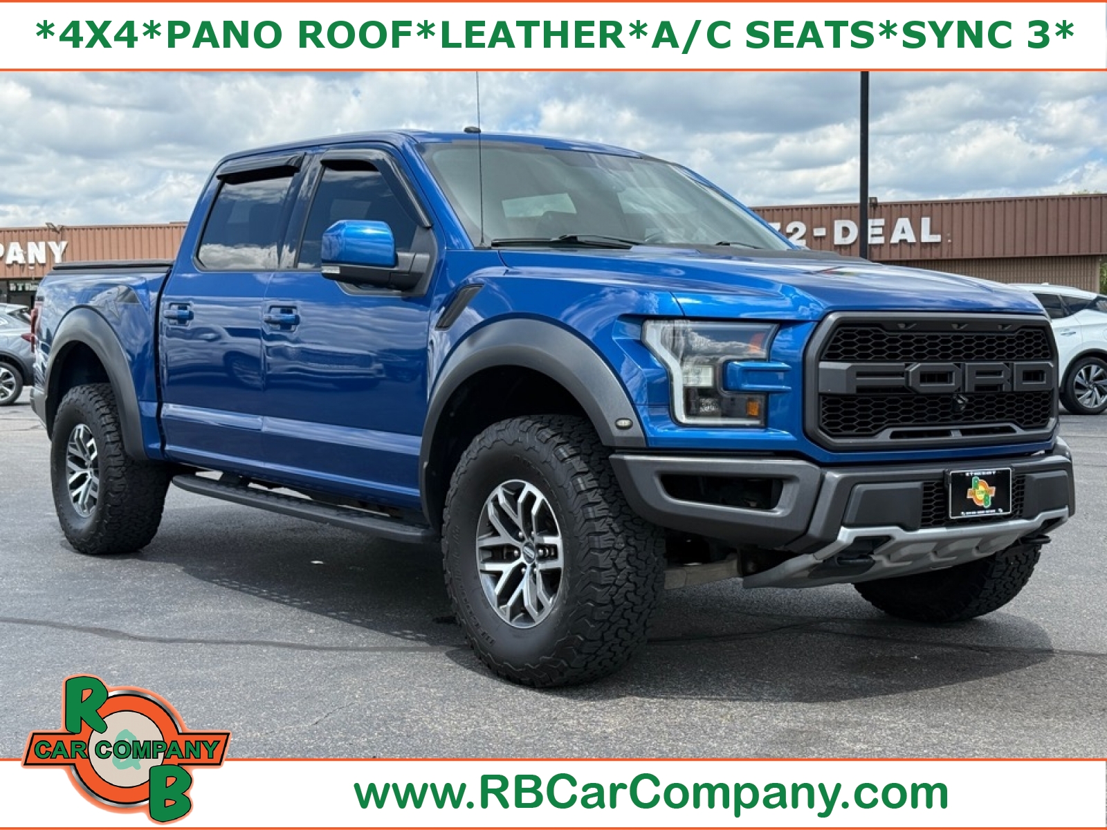 LIGHTNING BLUE 2017 Ford F-150 Pickup Truck Four-Wheel Drive Automatic