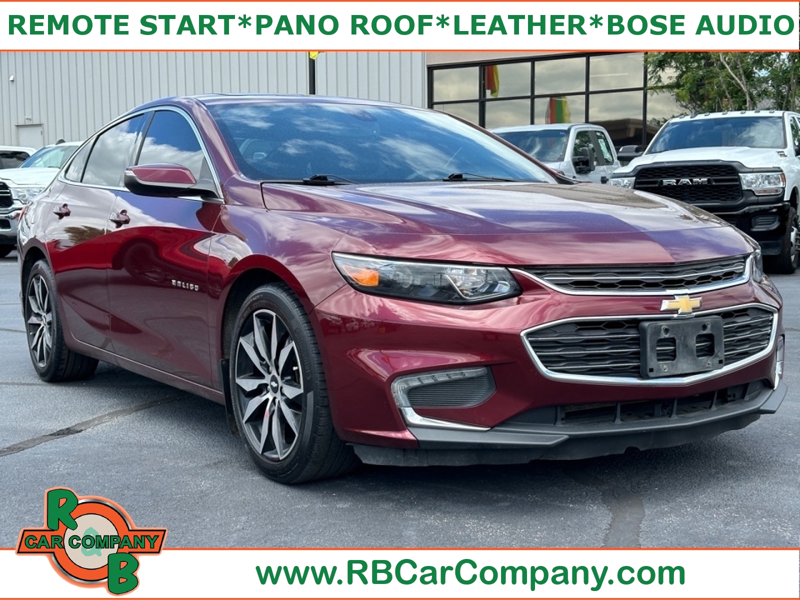 Butte Red Metallic 2016 Chevrolet Malibu Sedan Front-Wheel Drive 6-Speed Automatic