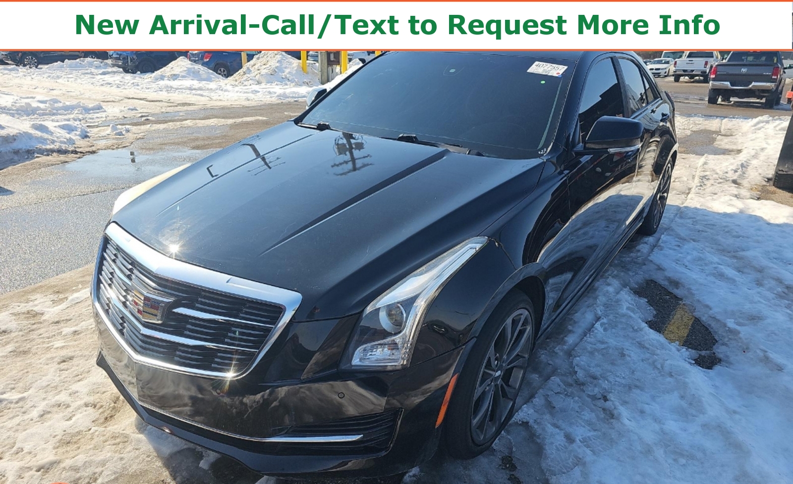 Black Raven 2016 Cadillac ATS 2.0T Luxury AWD Sedan All-Wheel Drive 8-Speed Automatic