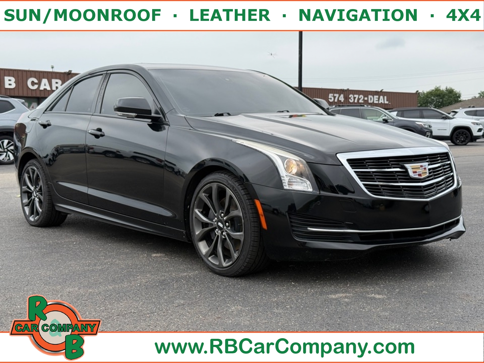 Black Raven 2016 Cadillac ATS Sedan All-Wheel Drive 8-Speed Automatic