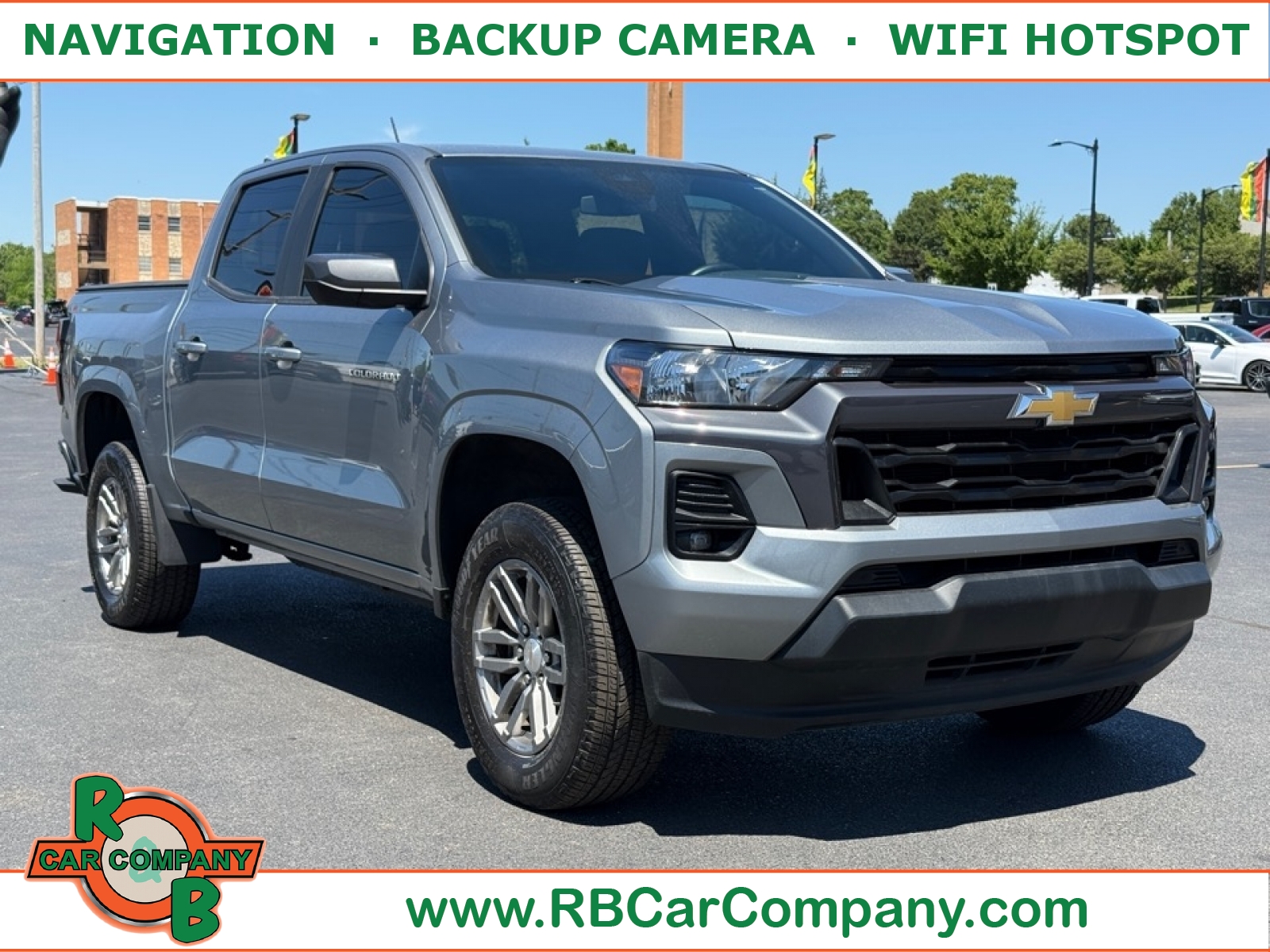 Gray 2023 Chevrolet Colorado LT Crew Cab RWD Pickup Truck 4X2 Automatic