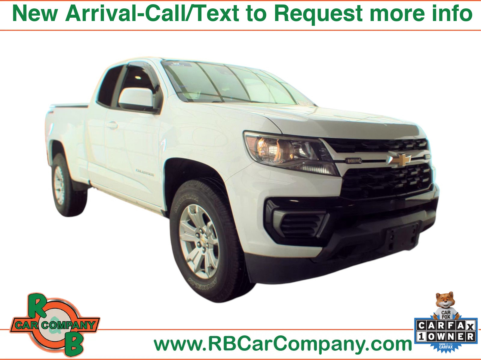 Summit White 2022 Chevrolet Colorado Pickup Truck Four-Wheel Drive 6-Speed Automatic
