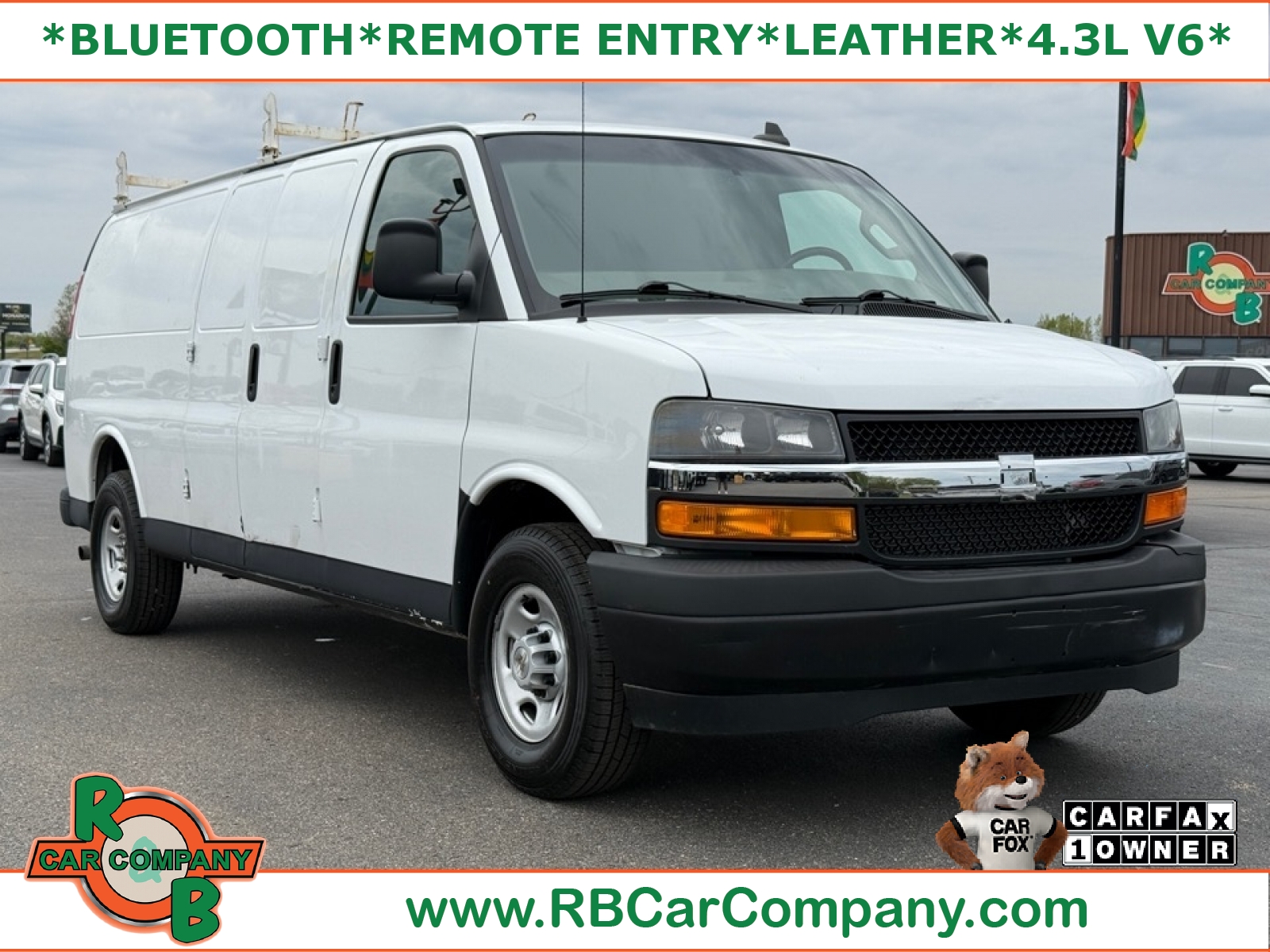 Summit White 2019 Chevrolet Express Cargo Van Rear-Wheel Drive 8-Speed Automatic