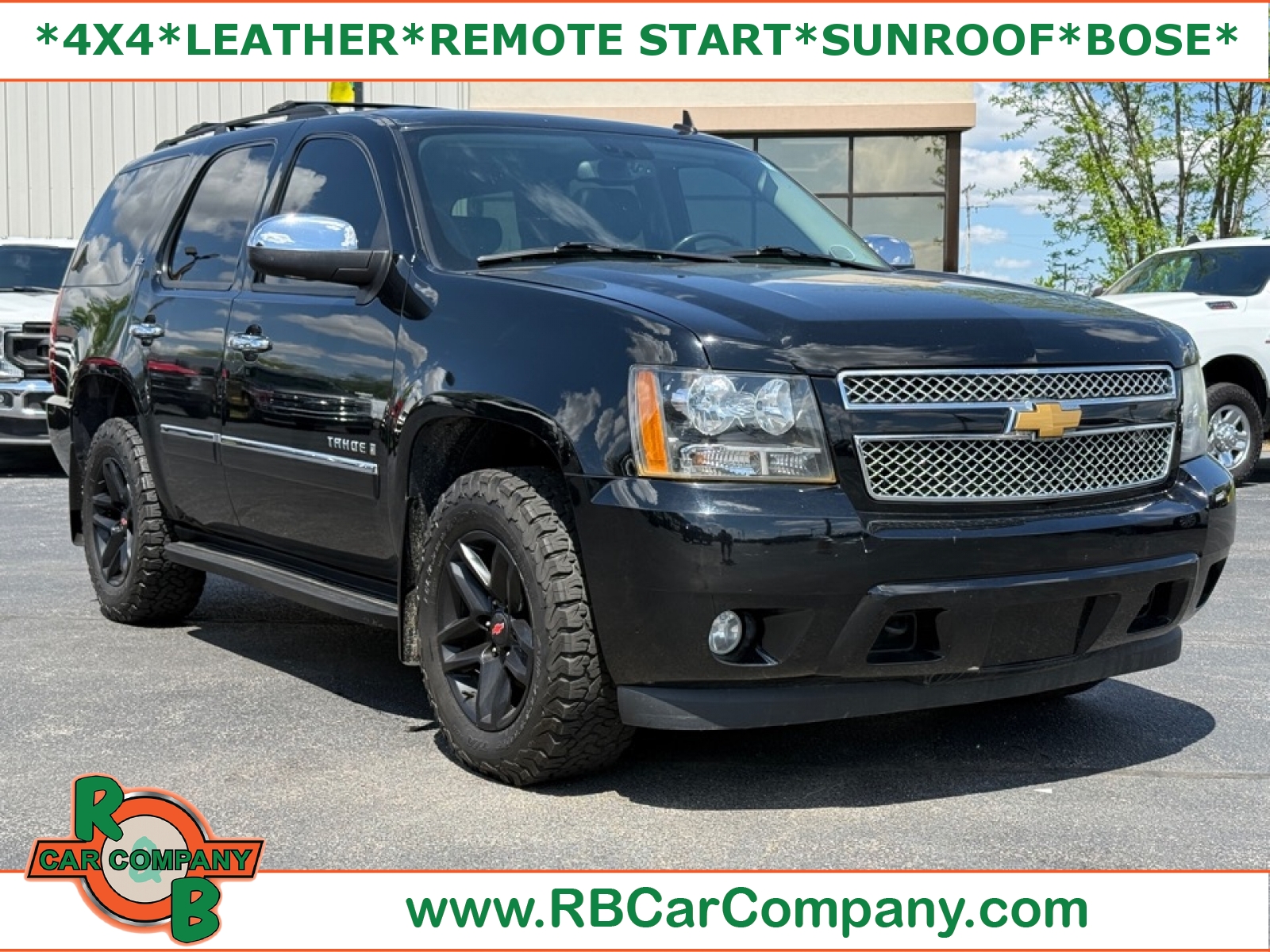Black 2009 Chevrolet Tahoe LTZ 4WD SUV / Crossover Four-Wheel Drive Automatic