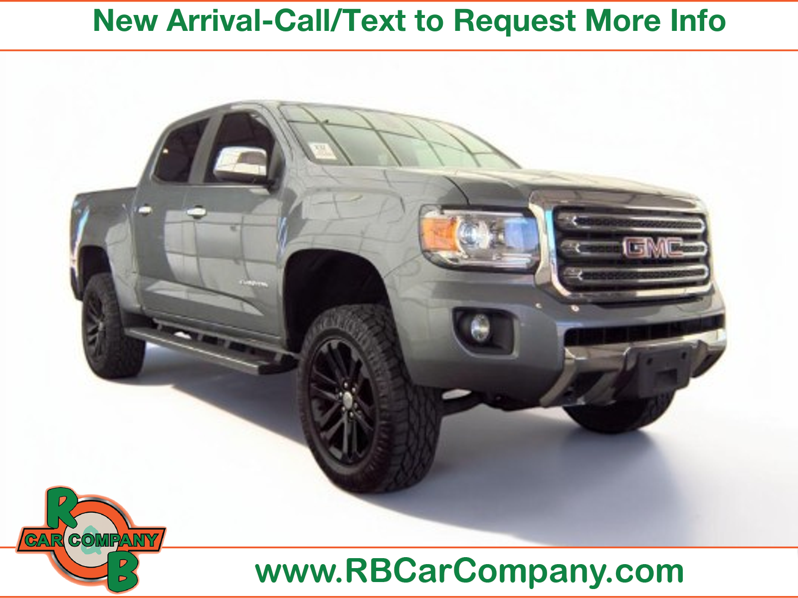 Gray (Satin Steel Metallic) 2018 GMC Canyon Pickup Truck Four-Wheel Drive 8-Speed Automatic
