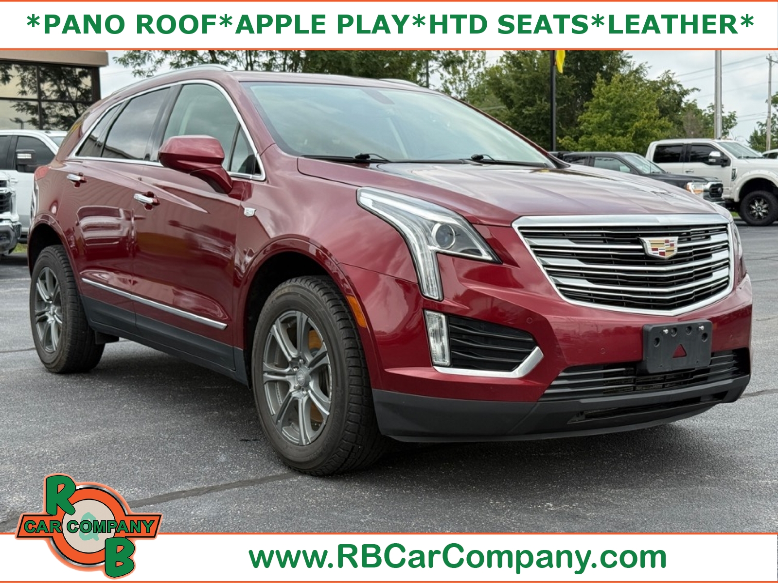 Red 2017 Cadillac XT5 SUV / Crossover Front-Wheel Drive 8-Speed Automatic