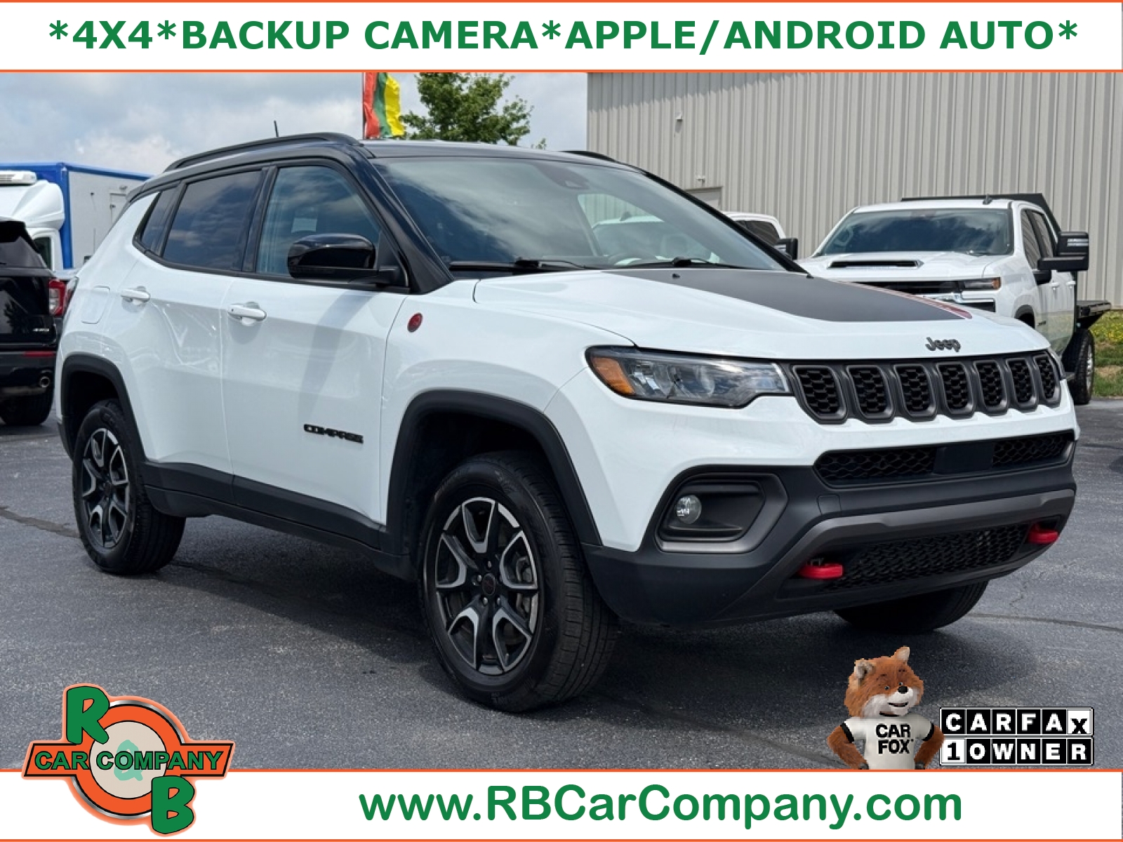 Bright White Clearcoat 2025 Jeep Compass SUV / Crossover Four-Wheel Drive 8-Speed Automatic