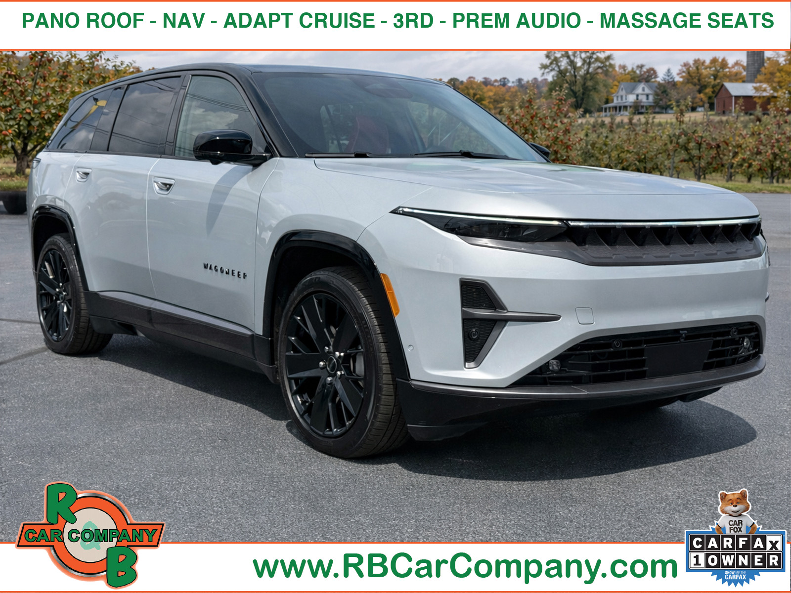 Silver Zynith Clearcoat 2024 Jeep Wagoneer S SUV / Crossover Four-Wheel Drive Automatic