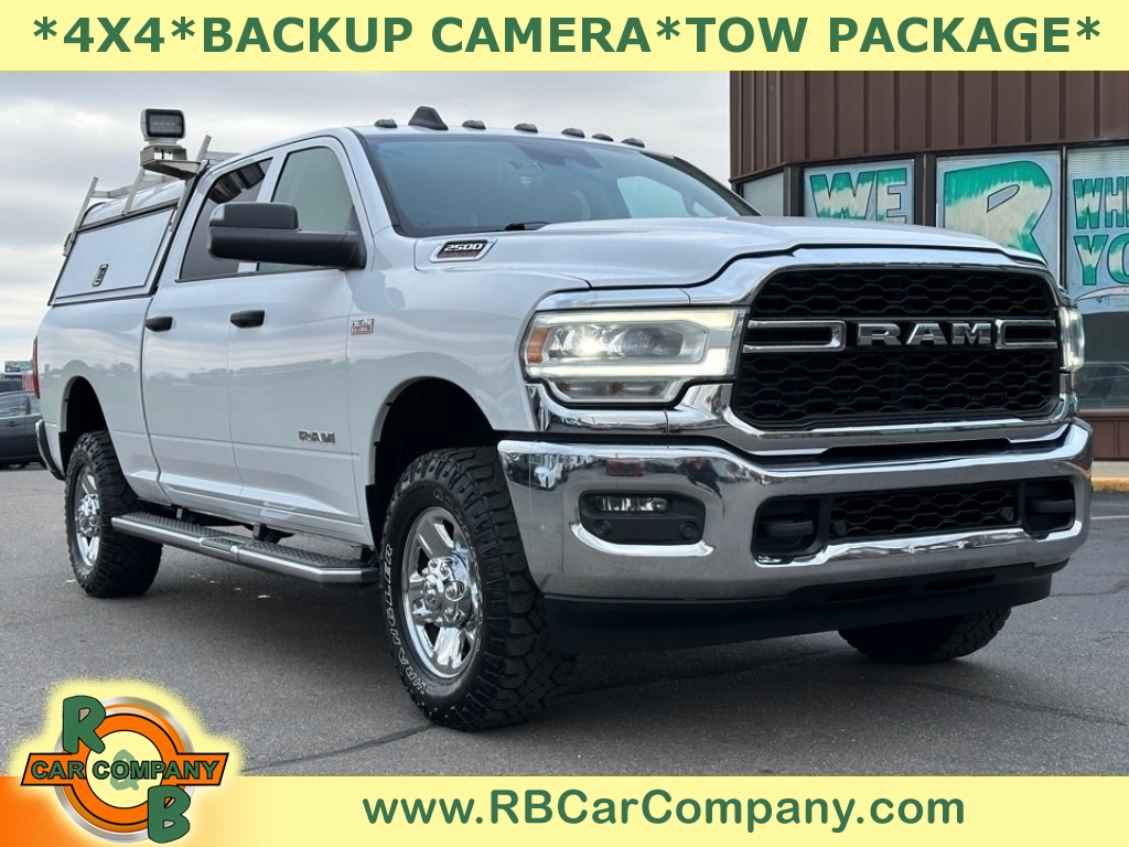 Bright White Clearcoat 2019 RAM 2500 Pickup Truck Four-Wheel Drive 8-Speed Automatic
