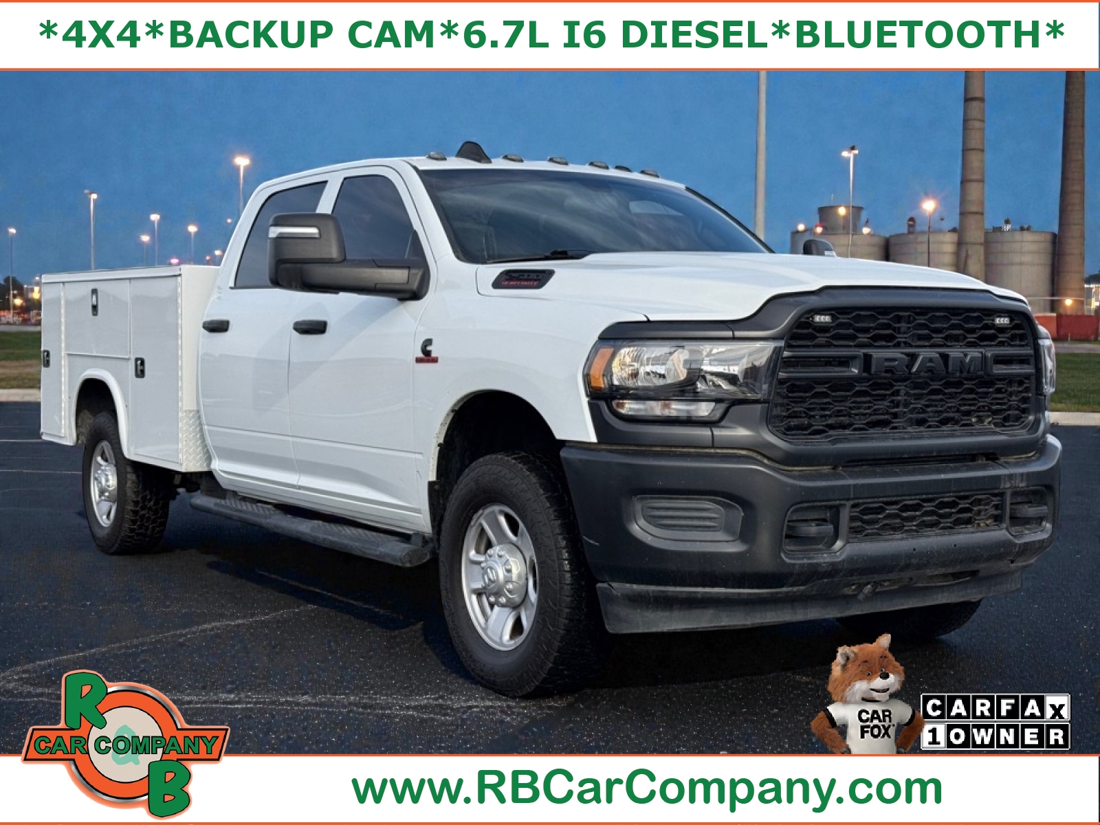 Bright White Clearcoat 2024 RAM 2500 Pickup Truck Four-Wheel Drive Automatic