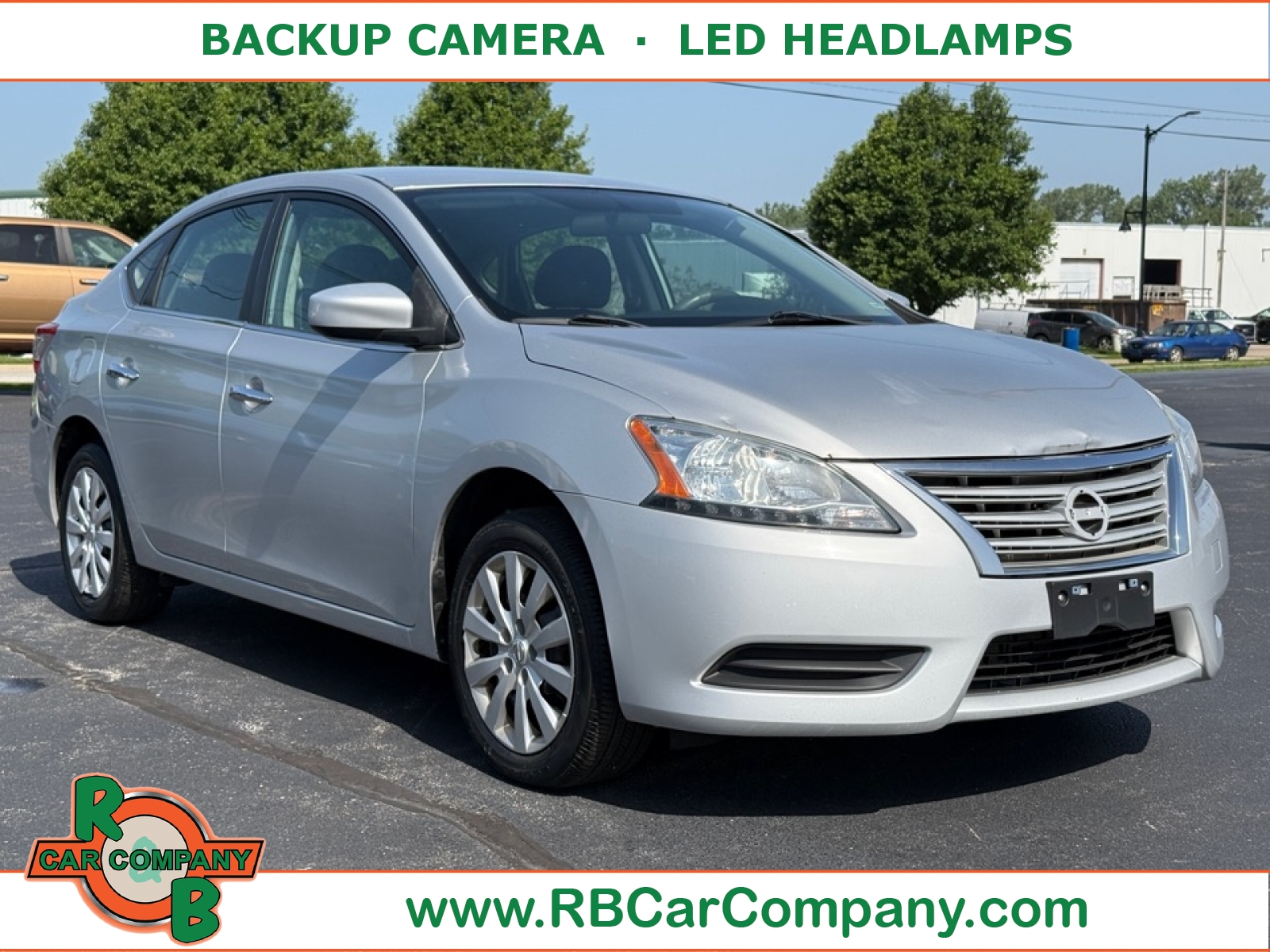 Brilliant Silver 2015 Nissan Sentra Sedan Front-Wheel Drive Continuously Variable Transmission