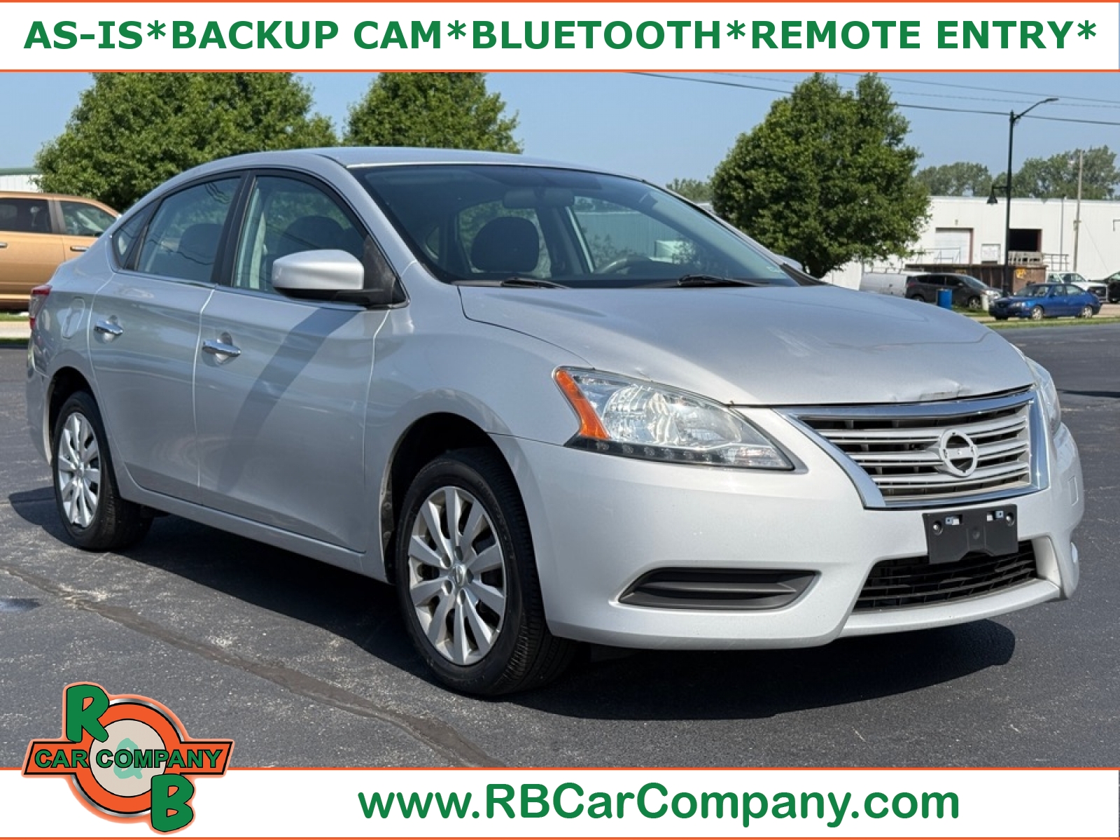 Brilliant Silver 2015 Nissan Sentra Sedan Front-Wheel Drive Continuously Variable Transmission