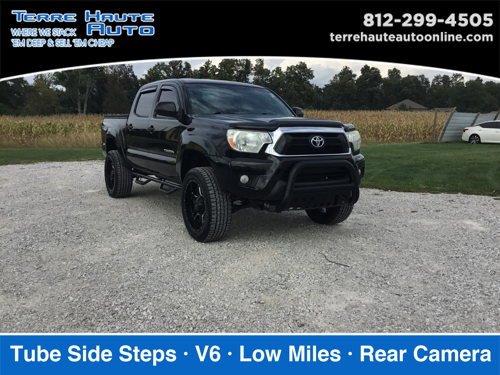Black 2015 Toyota Tacoma Pickup Truck 4X2 5-Speed Automatic