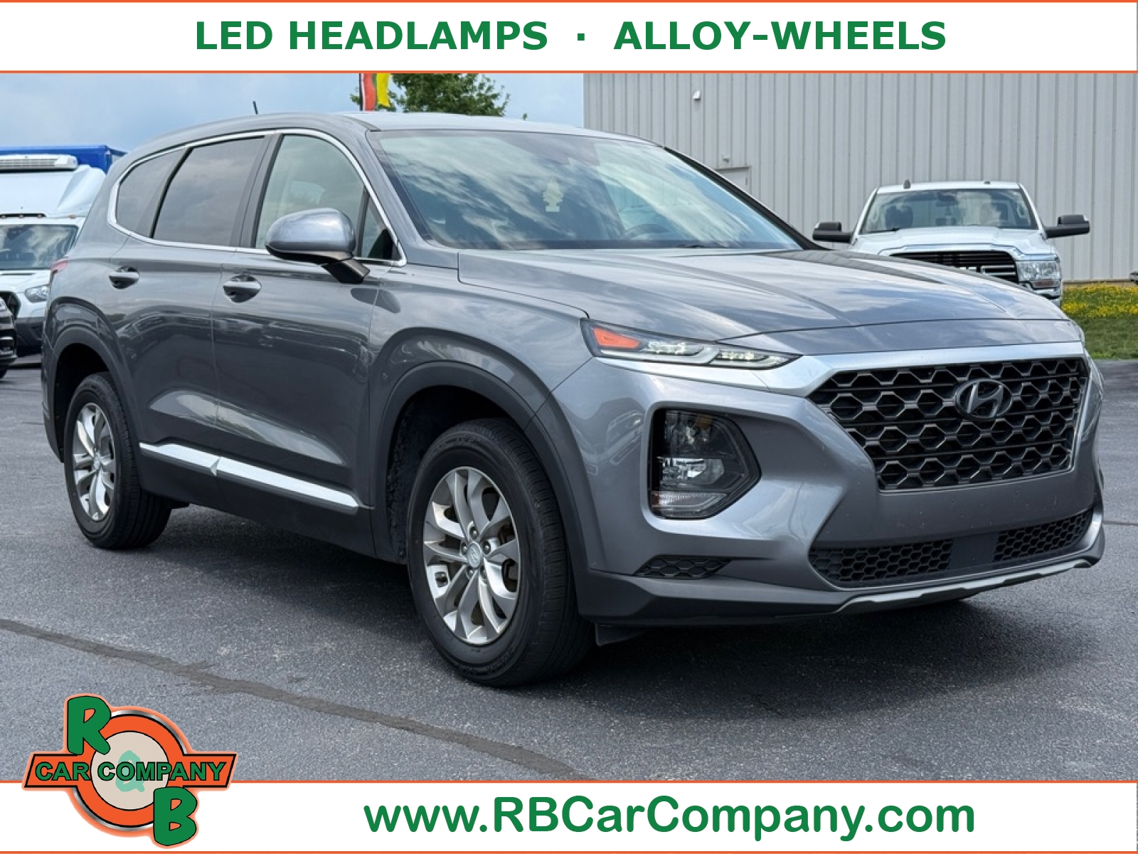 Machine Gray 2019 Hyundai Santa Fe SUV / Crossover Front-Wheel Drive 8-Speed Automatic