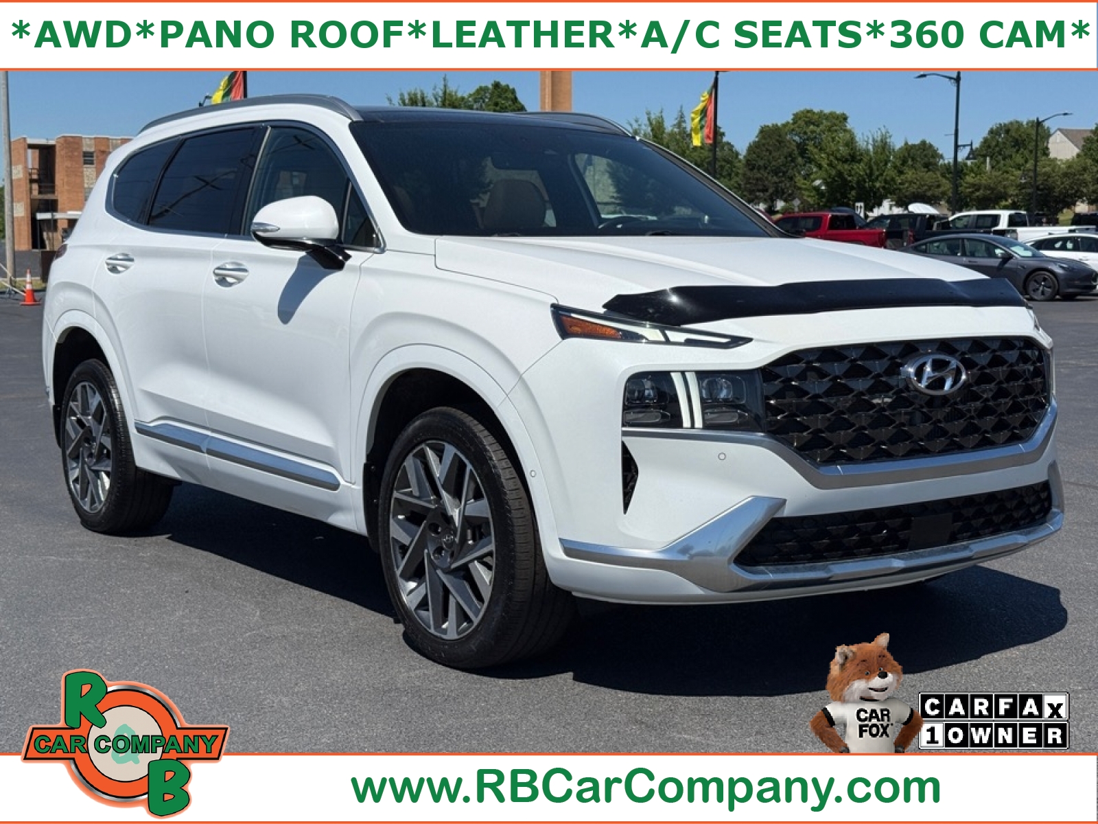 Quartz White 2022 Hyundai Santa Fe Ultimate Calligraphy AWD SUV / Crossover 8-Speed Automatic