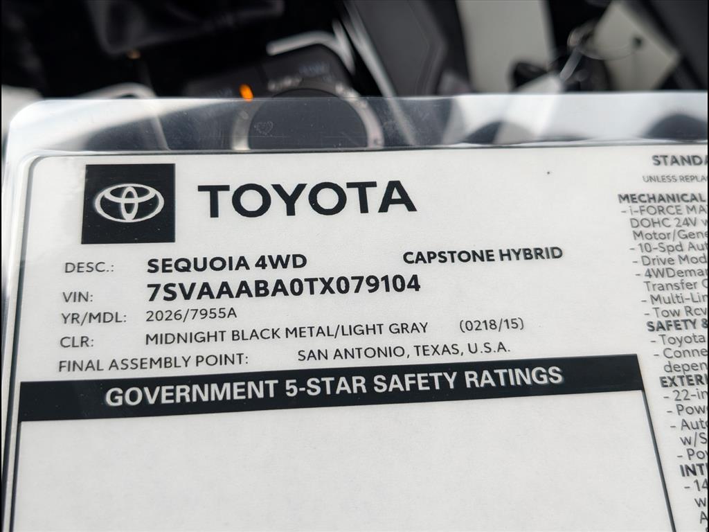2026 Toyota Sequoia Capstone - Photo 14