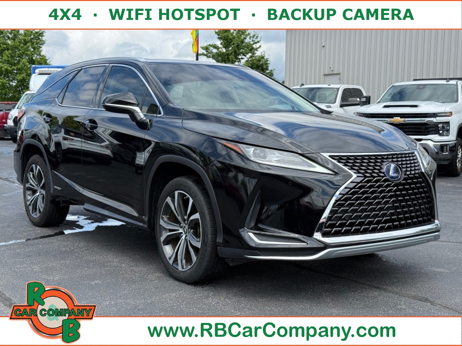 Black (Obsidian) 2020 Lexus RX Hybrid SUV / Crossover All-Wheel Drive Continuously Variable Transmission