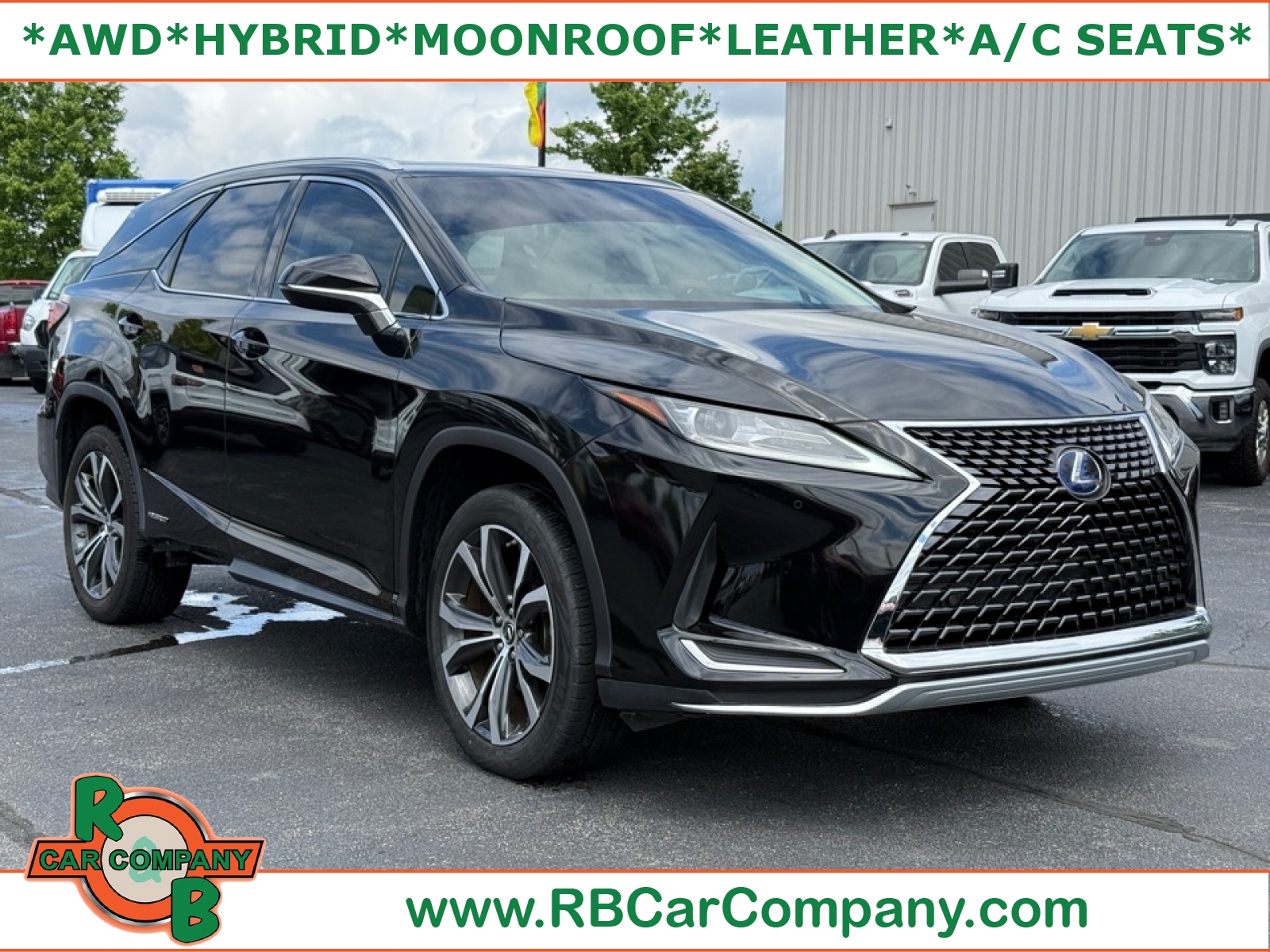 Black (Obsidian) 2020 Lexus RX Hybrid SUV / Crossover All-Wheel Drive Continuously Variable Transmission