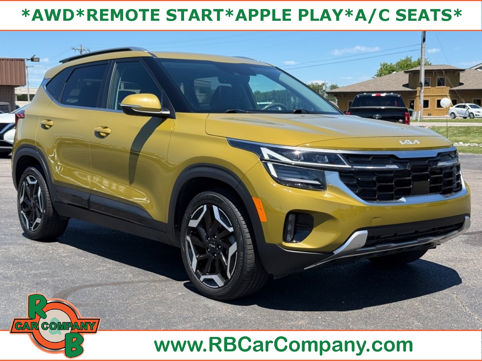 Valais Green 2024 Kia Seltos SUV / Crossover  8-Speed Automatic