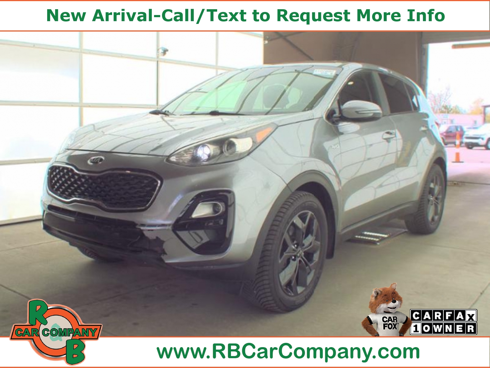 Steel Gray 2022 Kia Sportage LX AWD SUV / Crossover All-Wheel Drive 6-Speed Automatic