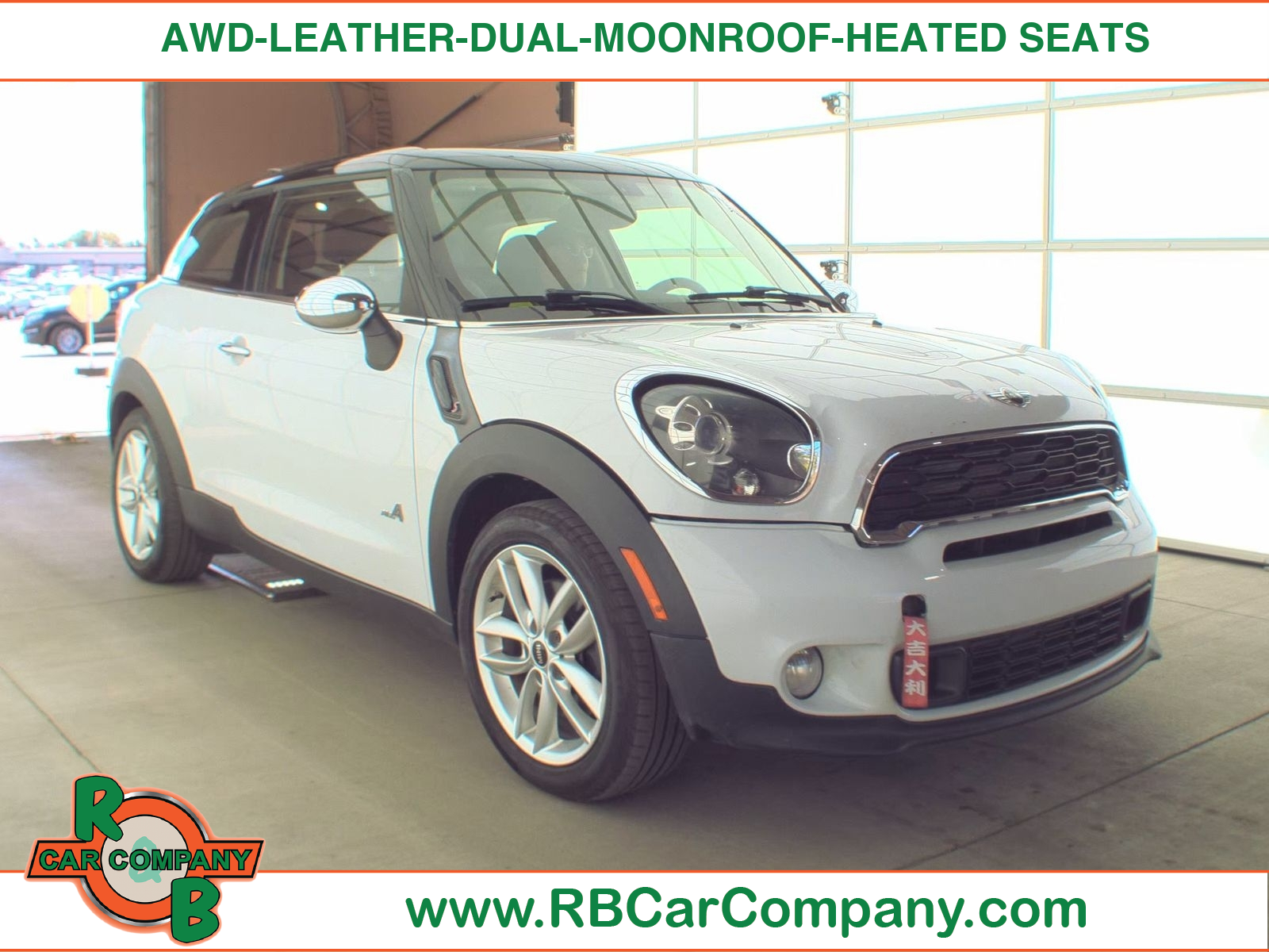White 2014 MINI Cooper Paceman Hatchback All-Wheel Drive Automatic
