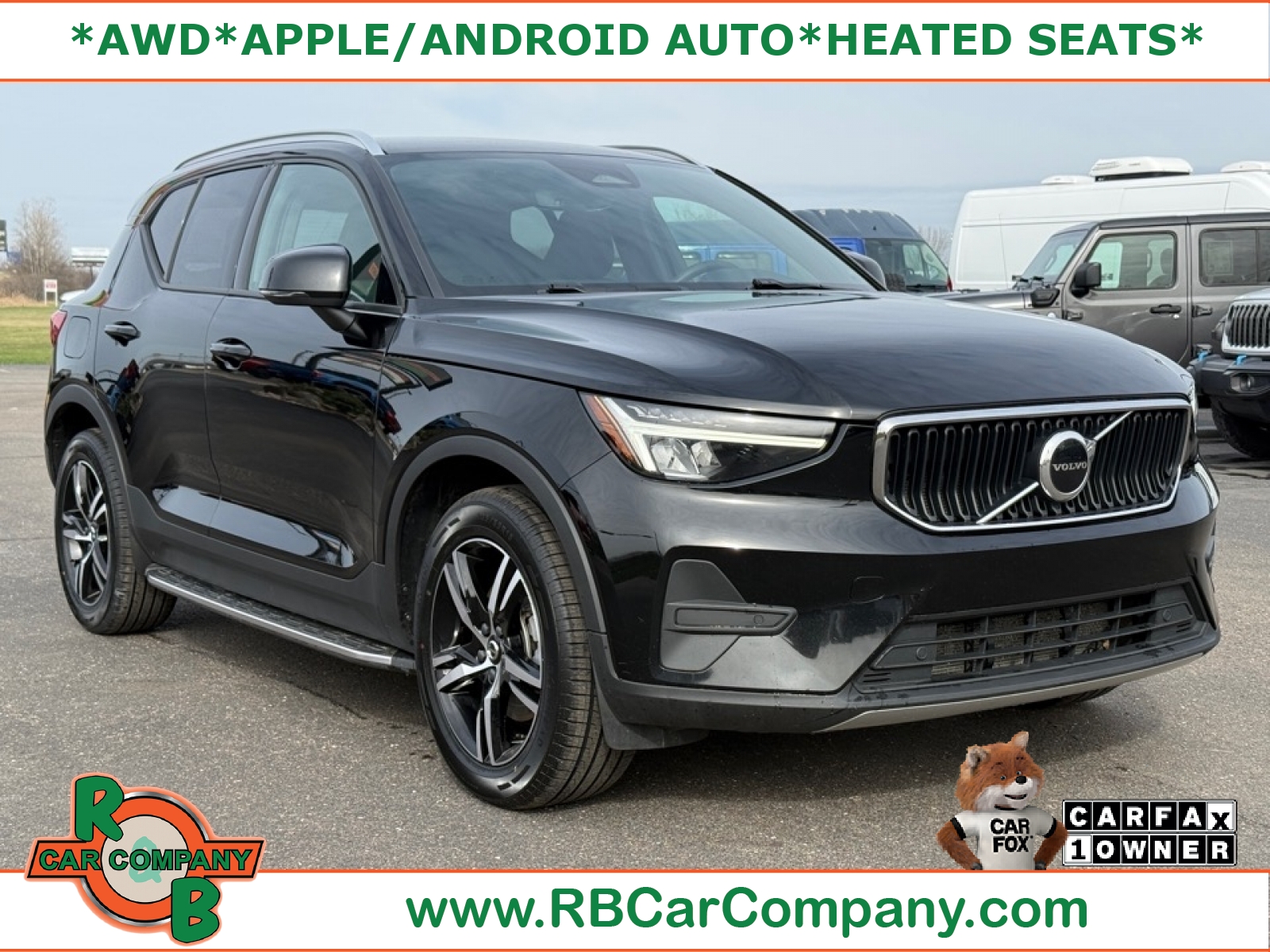 Black Stone 2023 Volvo XC40 SUV / Crossover All-Wheel Drive 8-Speed Automatic